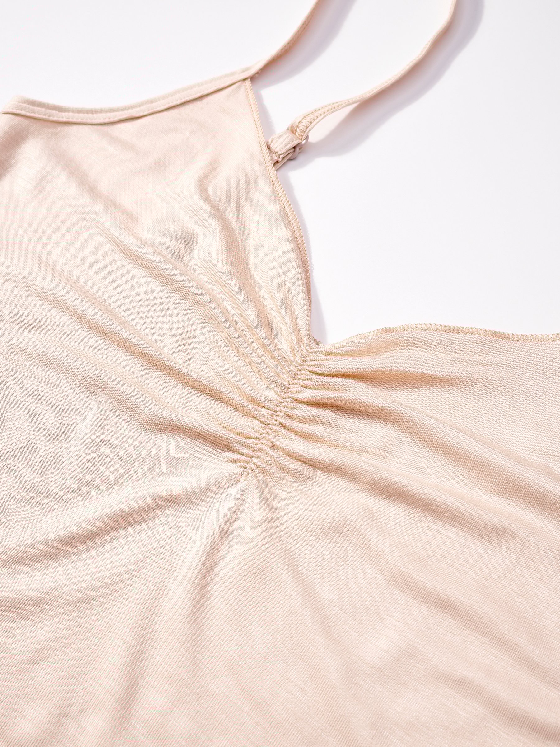 Sleeveless top Beige