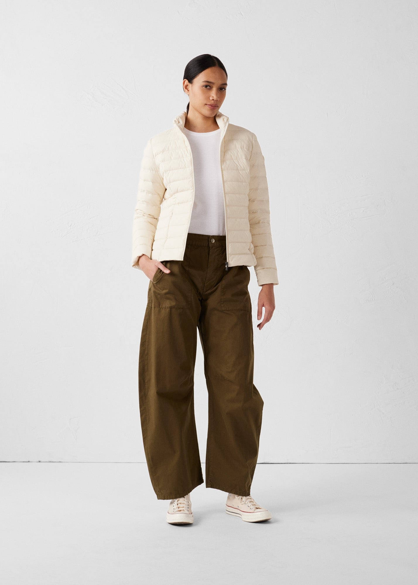 Doudoune stretch légère maia JOTT Blanc