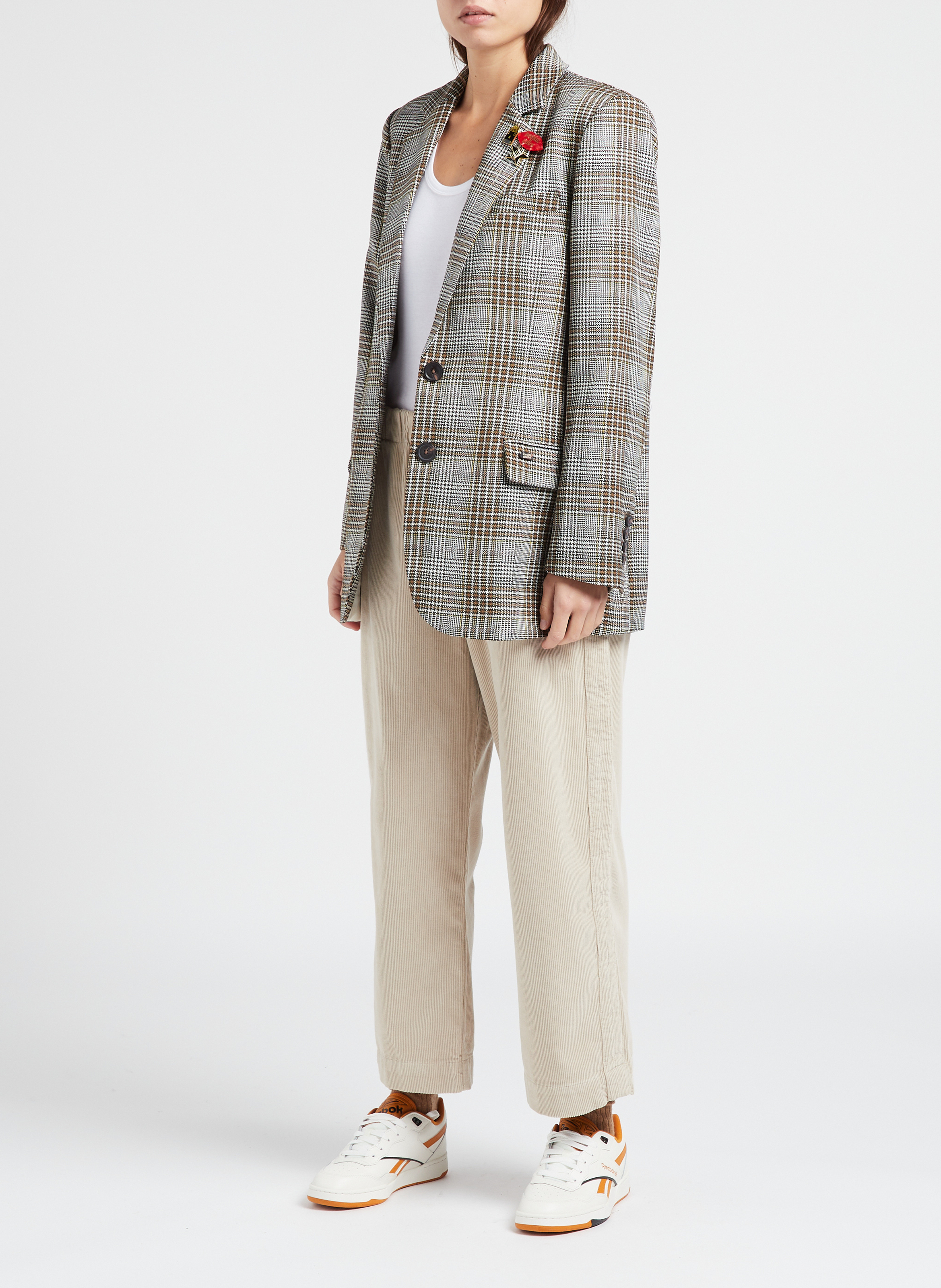 Gerade geschnittener Blazer mit Print SCOTCH AND SODA Mehrfarbig
