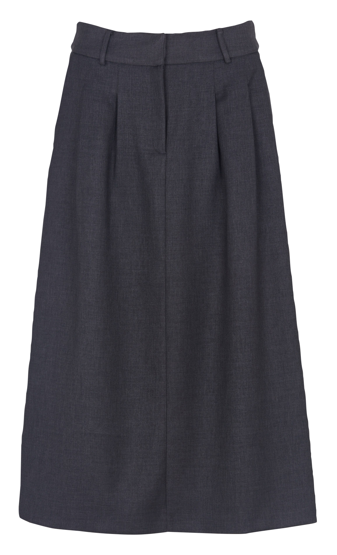 Jupe midi  MAISON 123 Gris