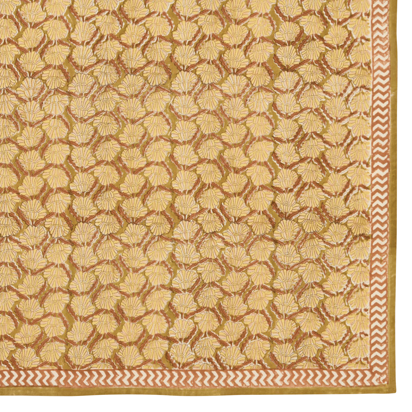 Katoenen foulard met print APACHES COLLECTIONS Groen