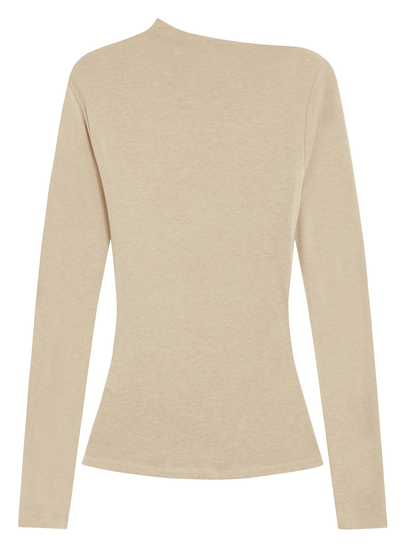 T-shirt moulant col montant GRACE ET MILA Beige