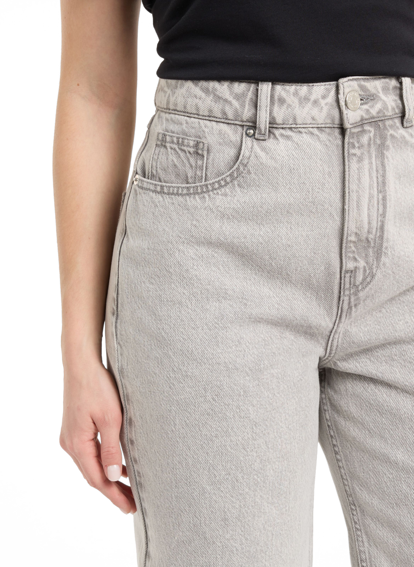 Grote katoenen jeans SAISON 1865 Grijs