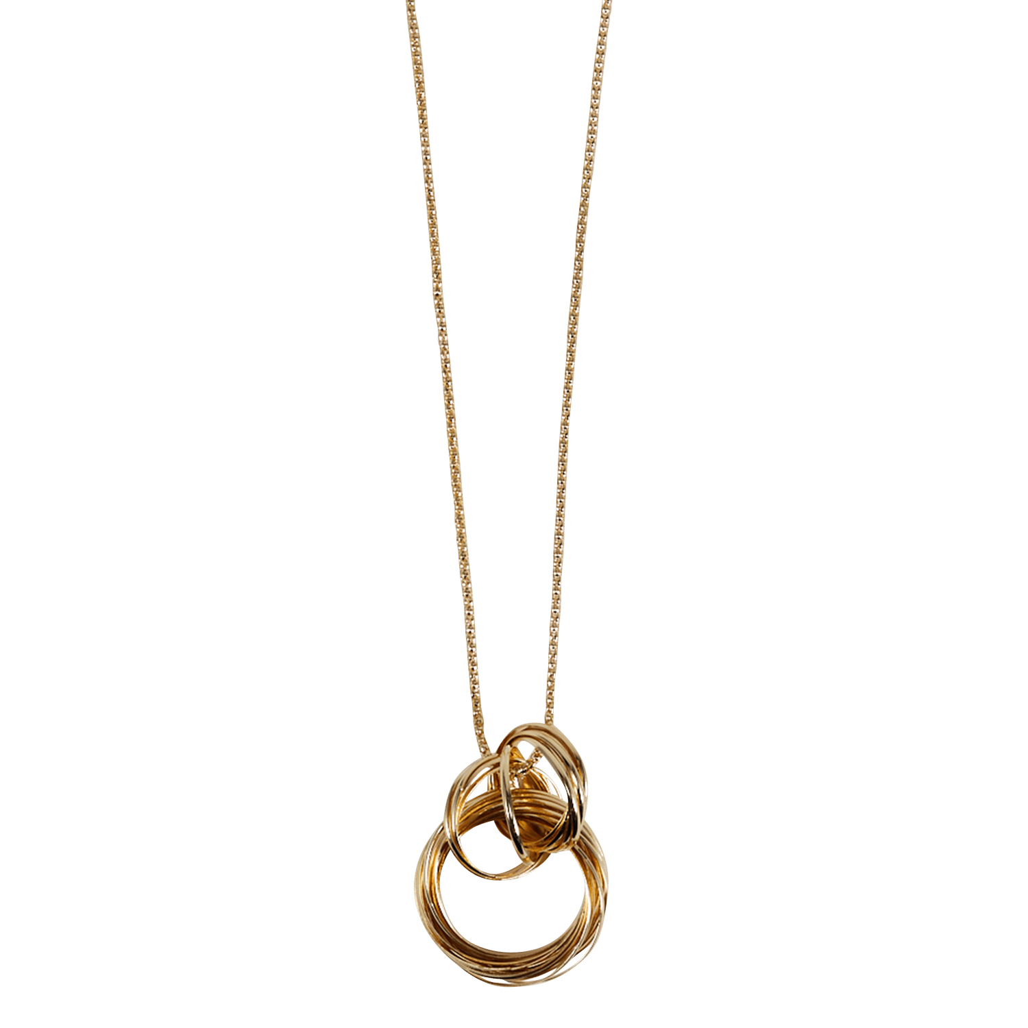 Ketting met meerdere ringen LA FEE MARABOUTEE Goudkleurig