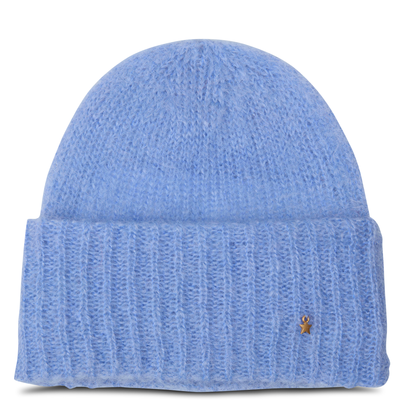 Bonnet en laine mélangée DES PETITS HAUTS Bleu
