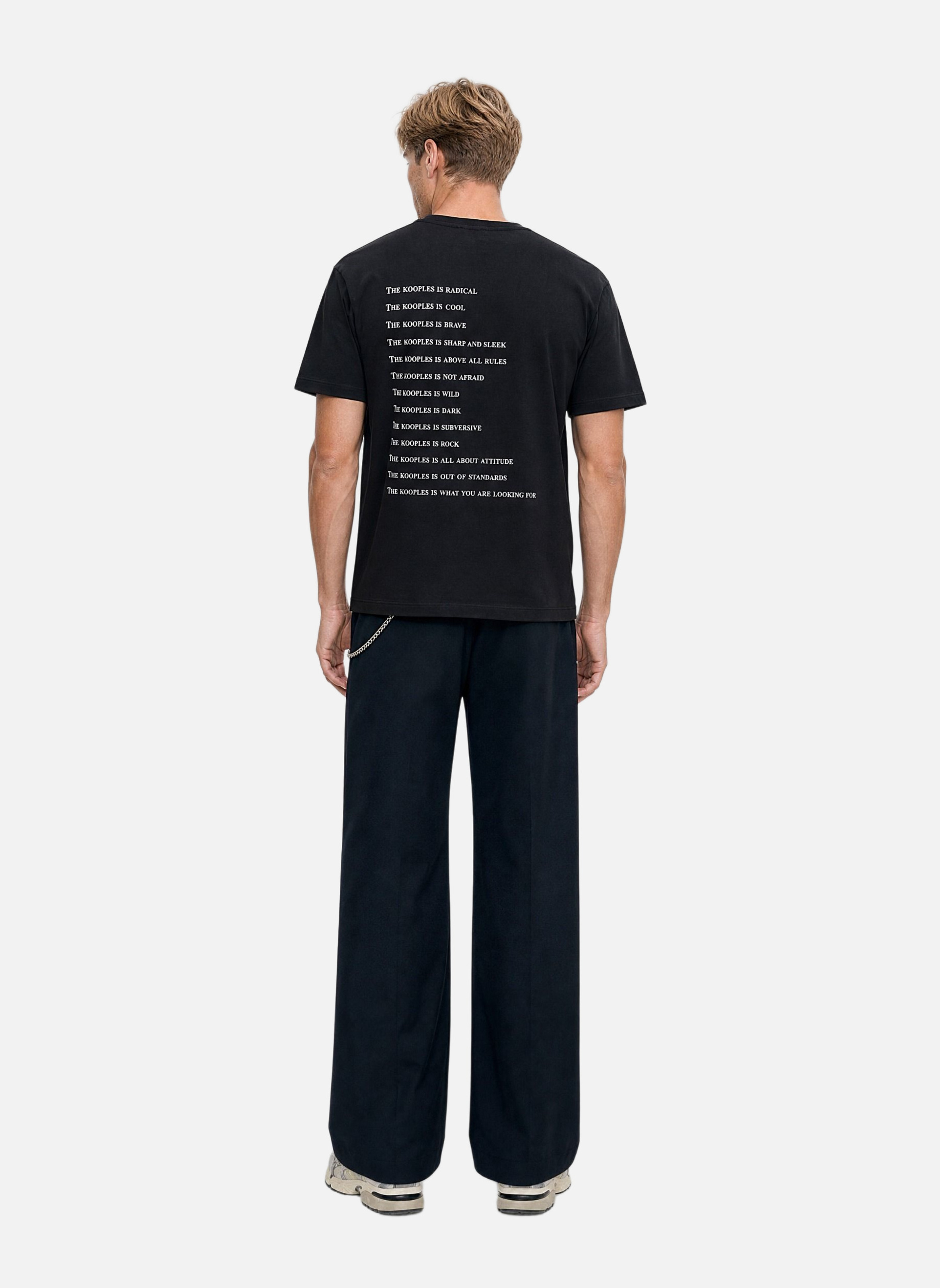 Fluorescent T-shirt THE KOOPLES Black