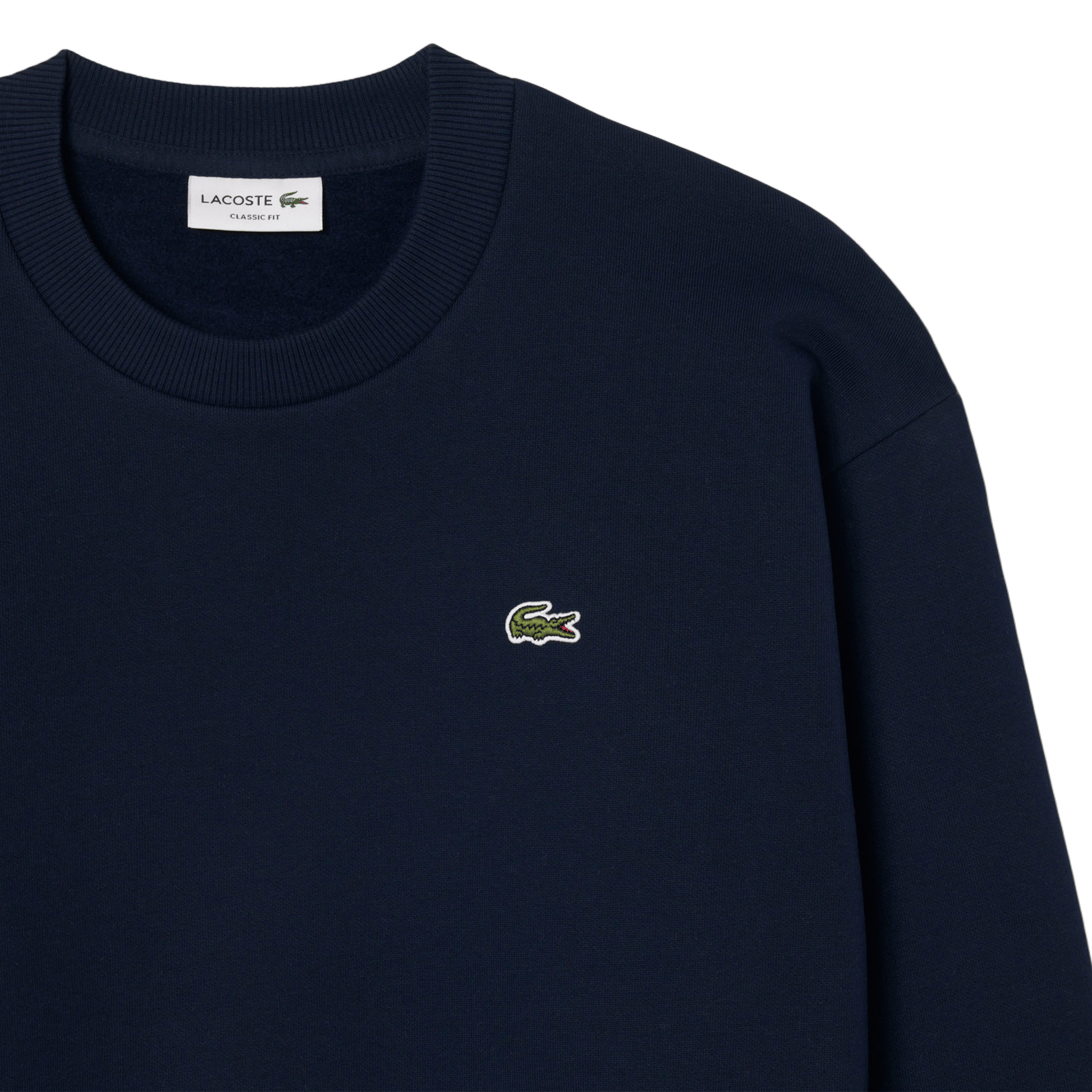 Rundhals-Sweatshirt aus Baumwoll-Mix LACOSTE Blau