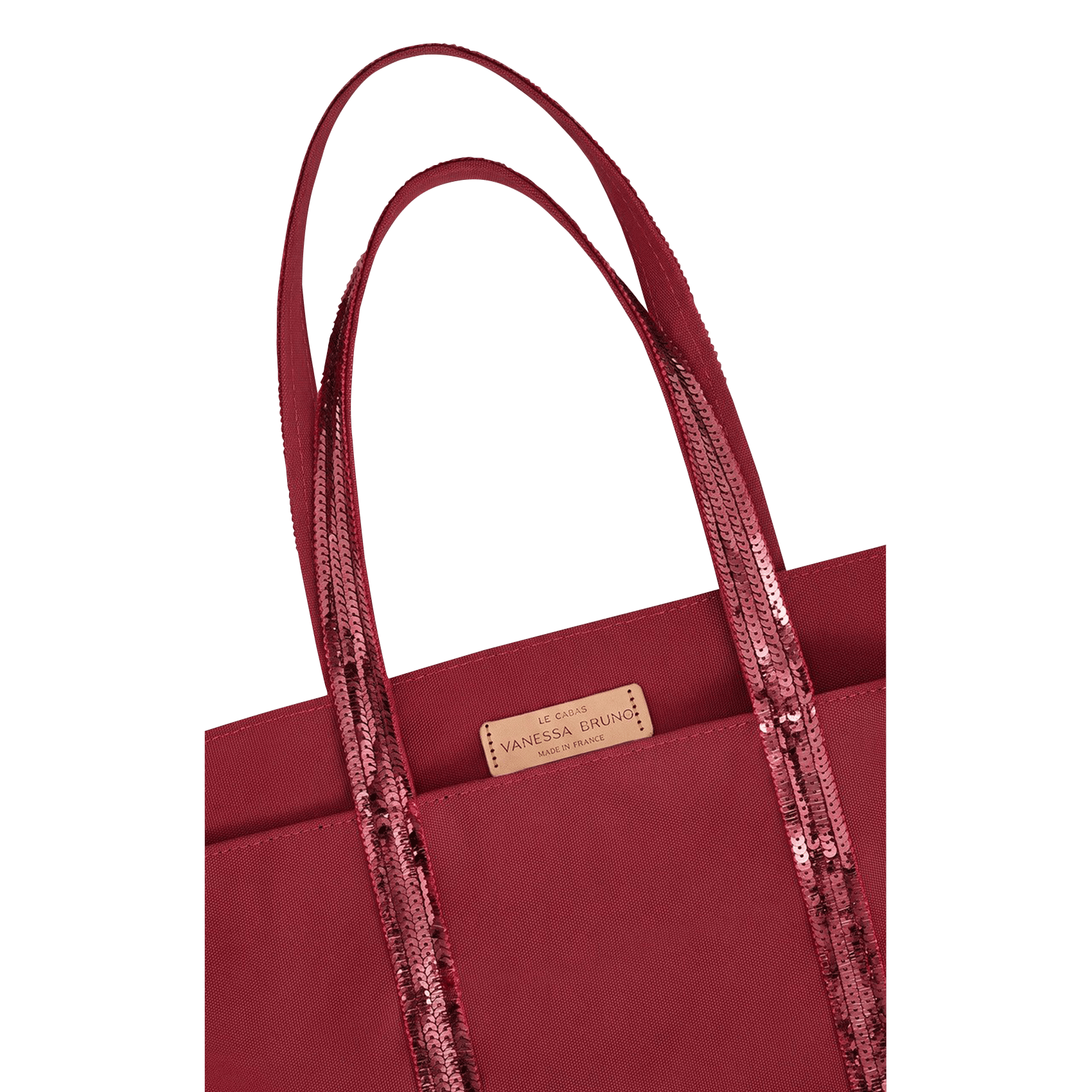 Katoenen shopper met lovertjes | Rood VANESSA BRUNO Dames