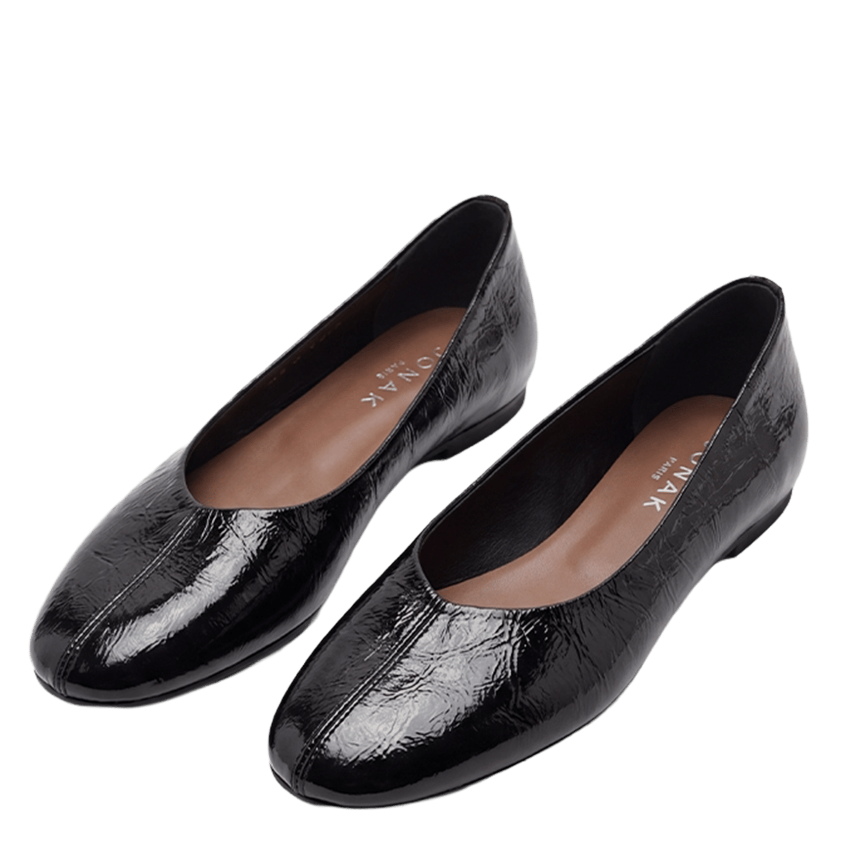 Patent leather ballet flats JONAK Black