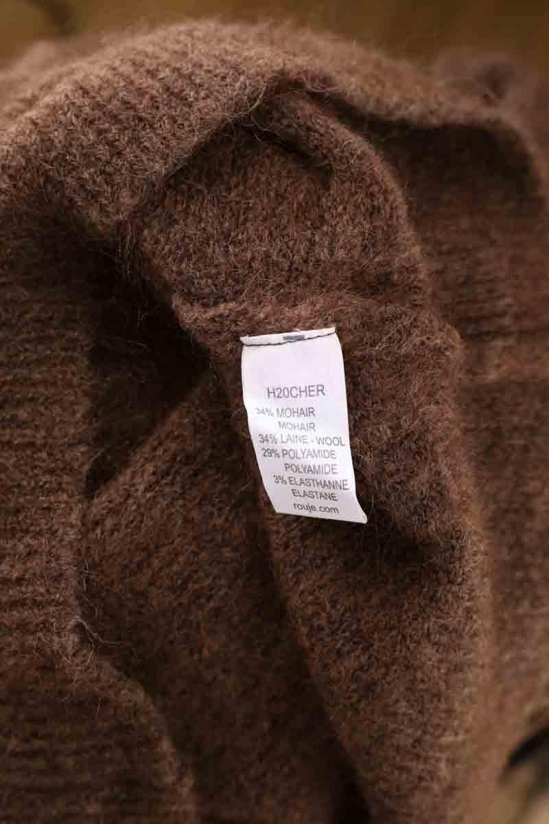 V-neck dress ROUJE - Seconde Main Brown