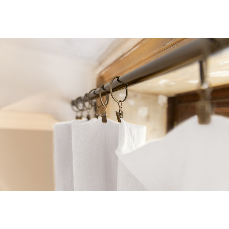 Blackout and Thermal Curtains L'EFFET PAPILLON White