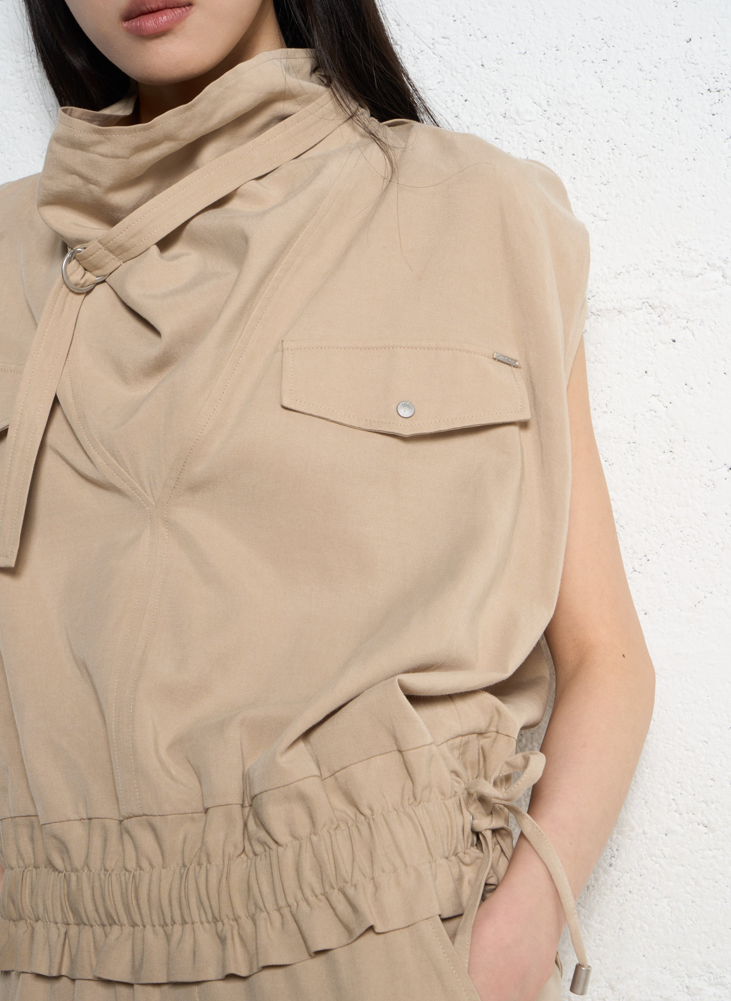 Oversized top IKKS Beige