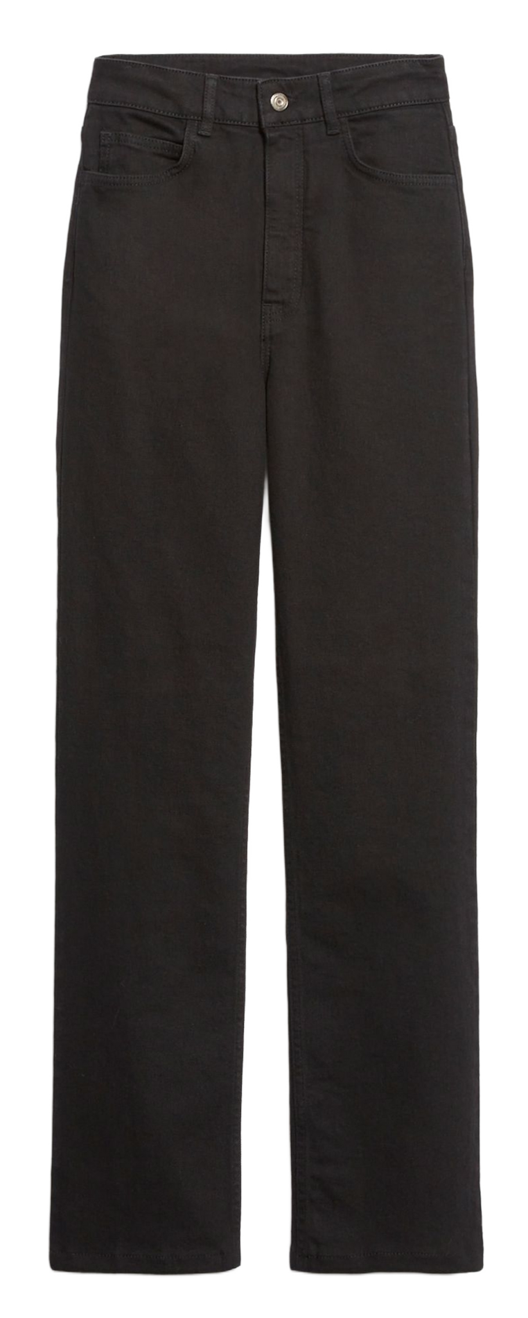 Jean droit en coton mélangé VANESSA BRUNO Noir