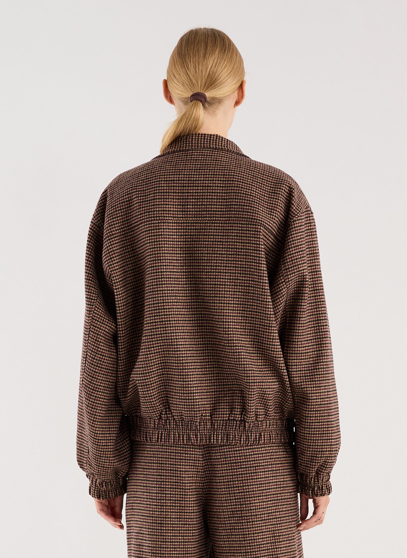 Blouson ample zippé à motifs SAISON 1865 Multicolore