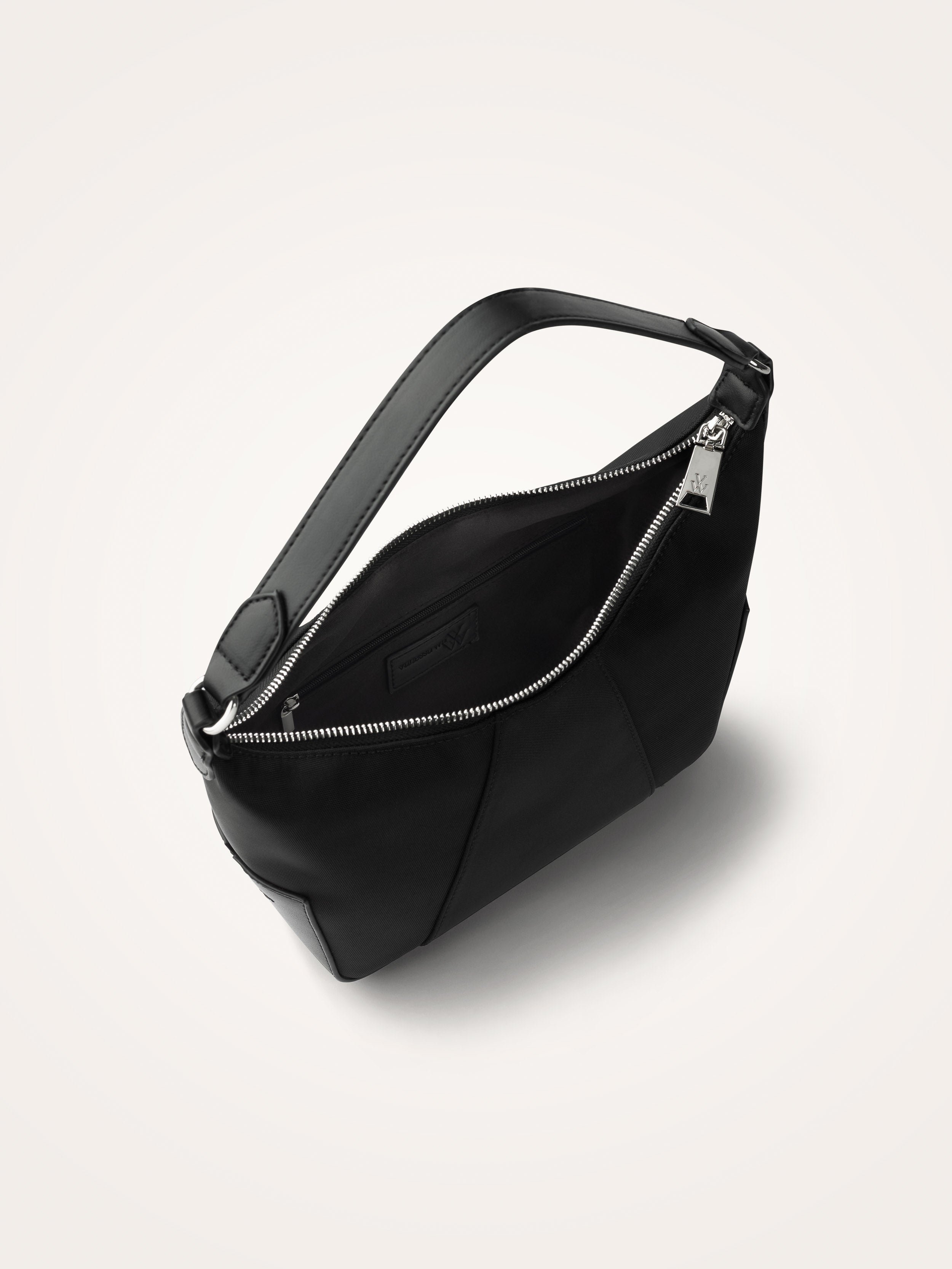 Small nylon hobo bag VANESSA WU Black