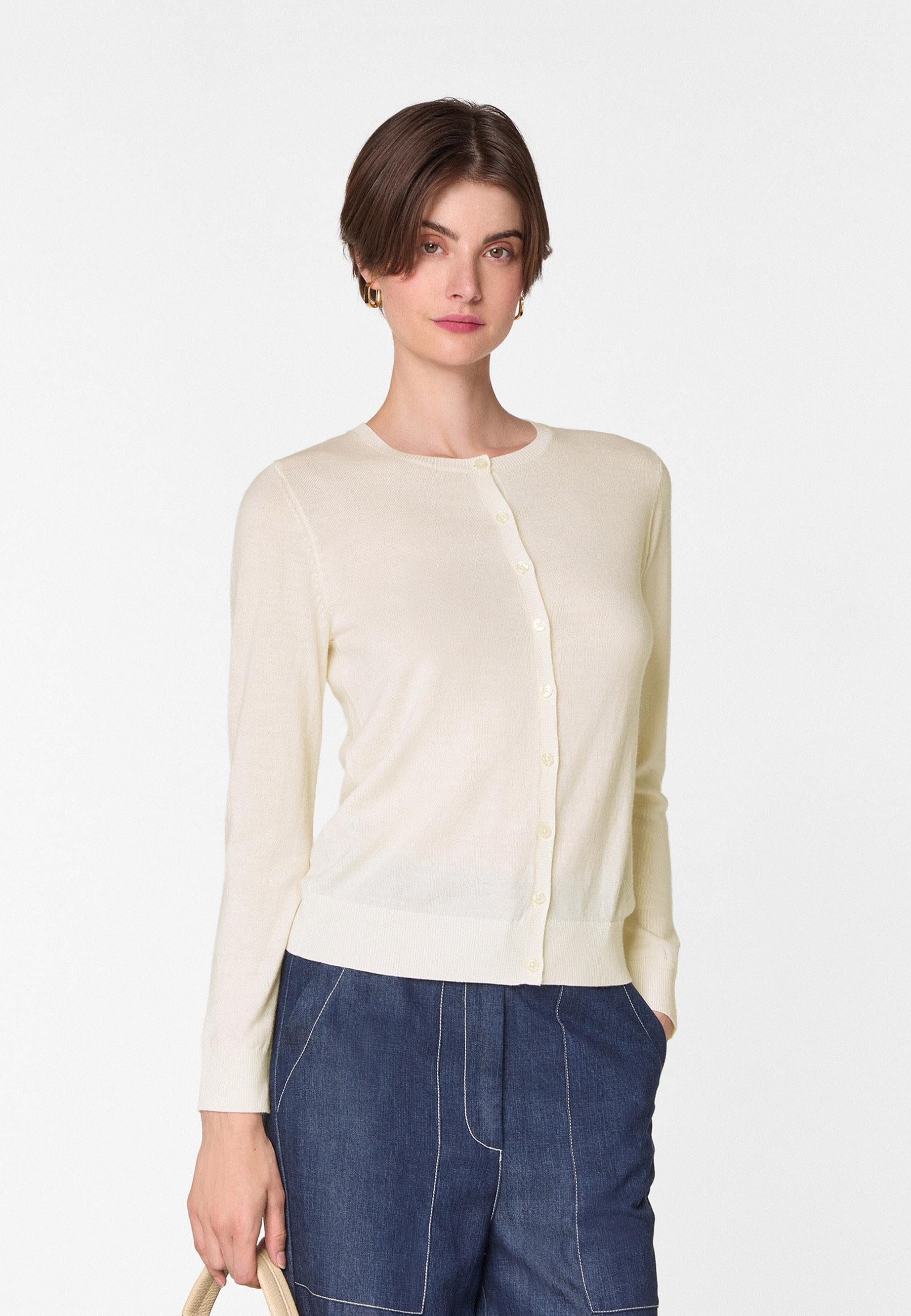 Merino wool cardigan RODIER White