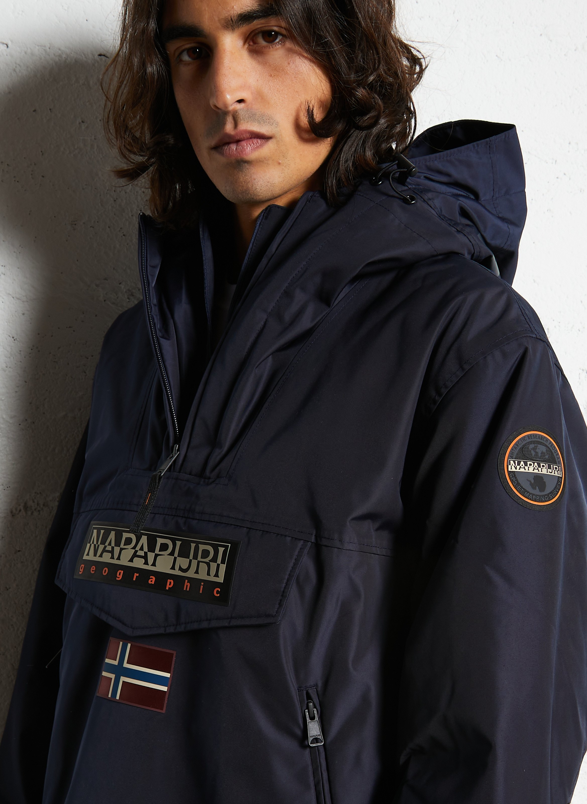 Veste col montant  NAPAPIJRI Bleu