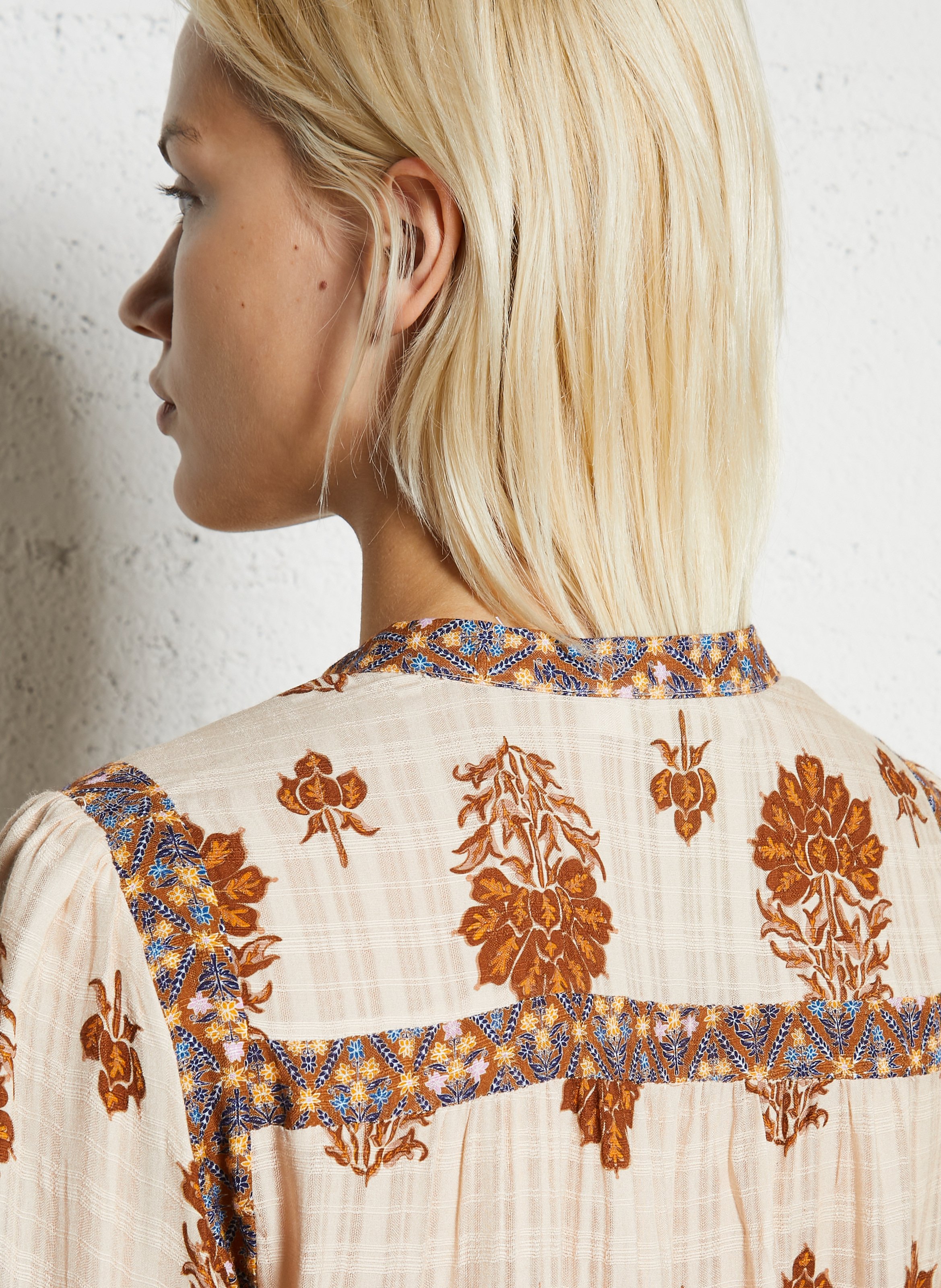 Chemise ample col mao LA PETITE ETOILE Multicolore