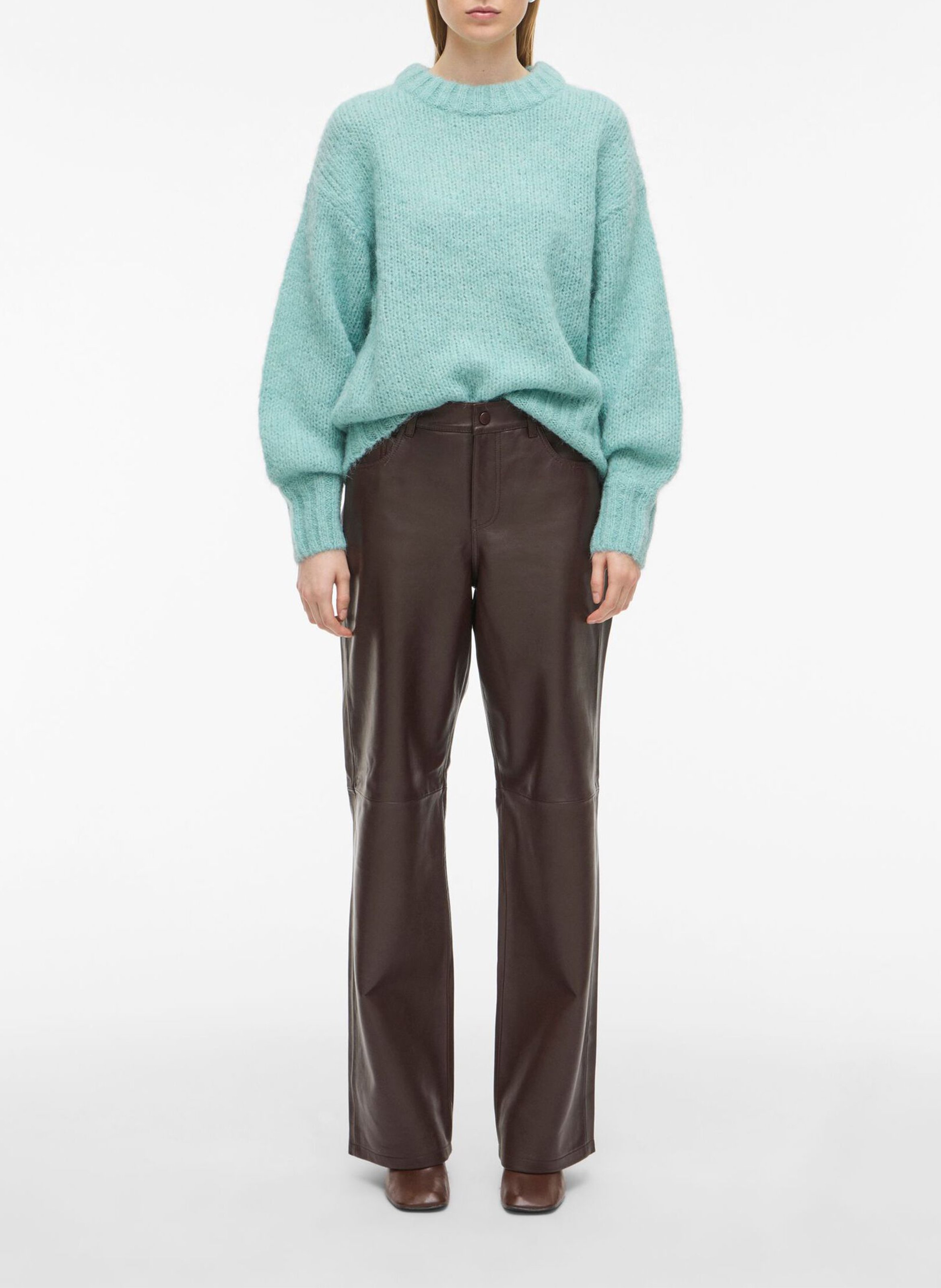 Pull col rond  ROUGE EDIT Bleu