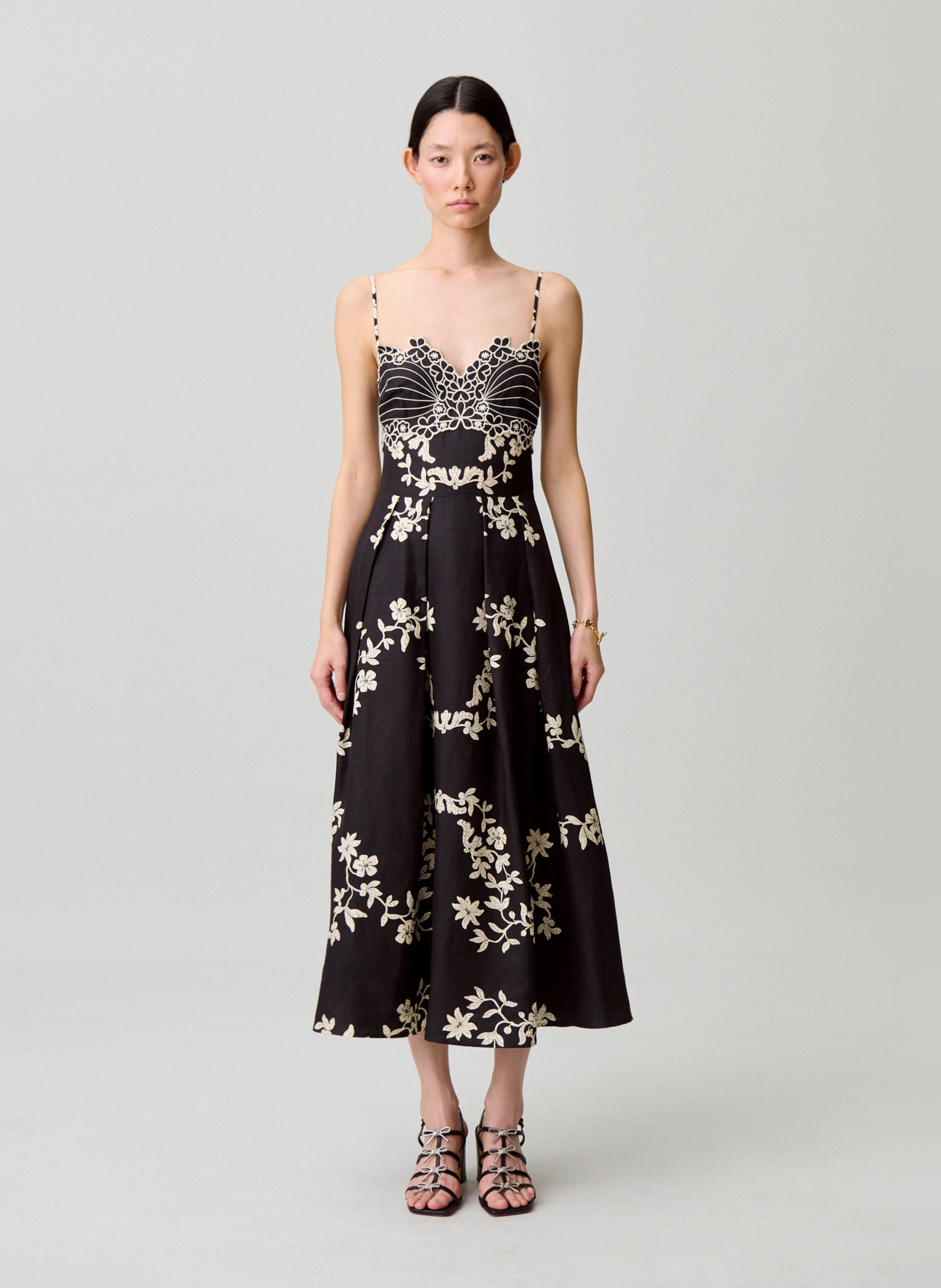 Robe midi imprimée CLAUDIE PIERLOT Multicolore