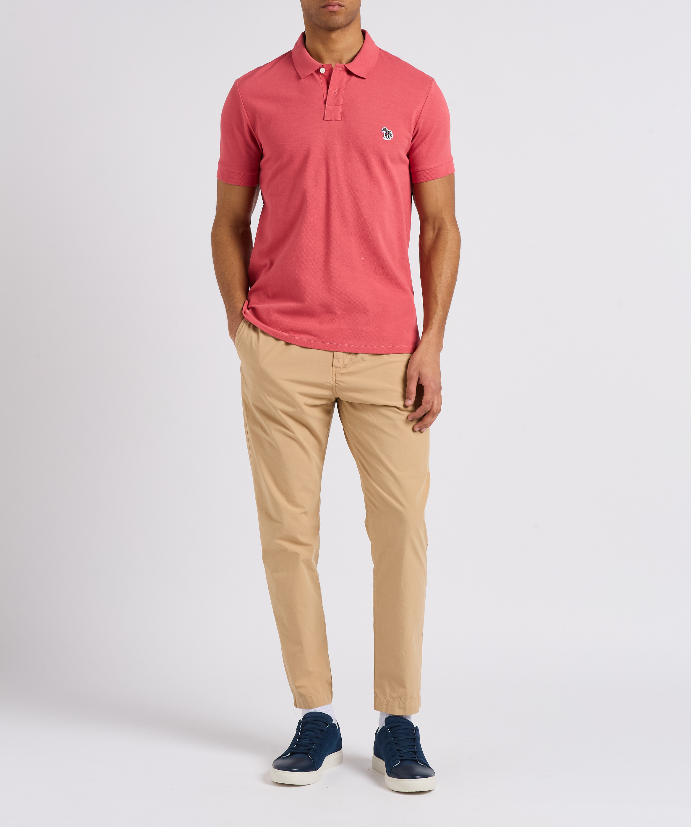 Straight-leg organic cotton pants PAUL SMITH Brown