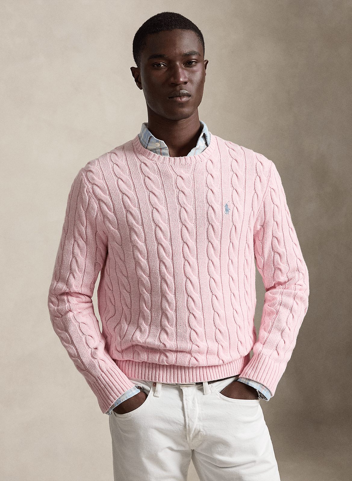 Pull col rond regular-fit en coton POLO RALPH LAUREN