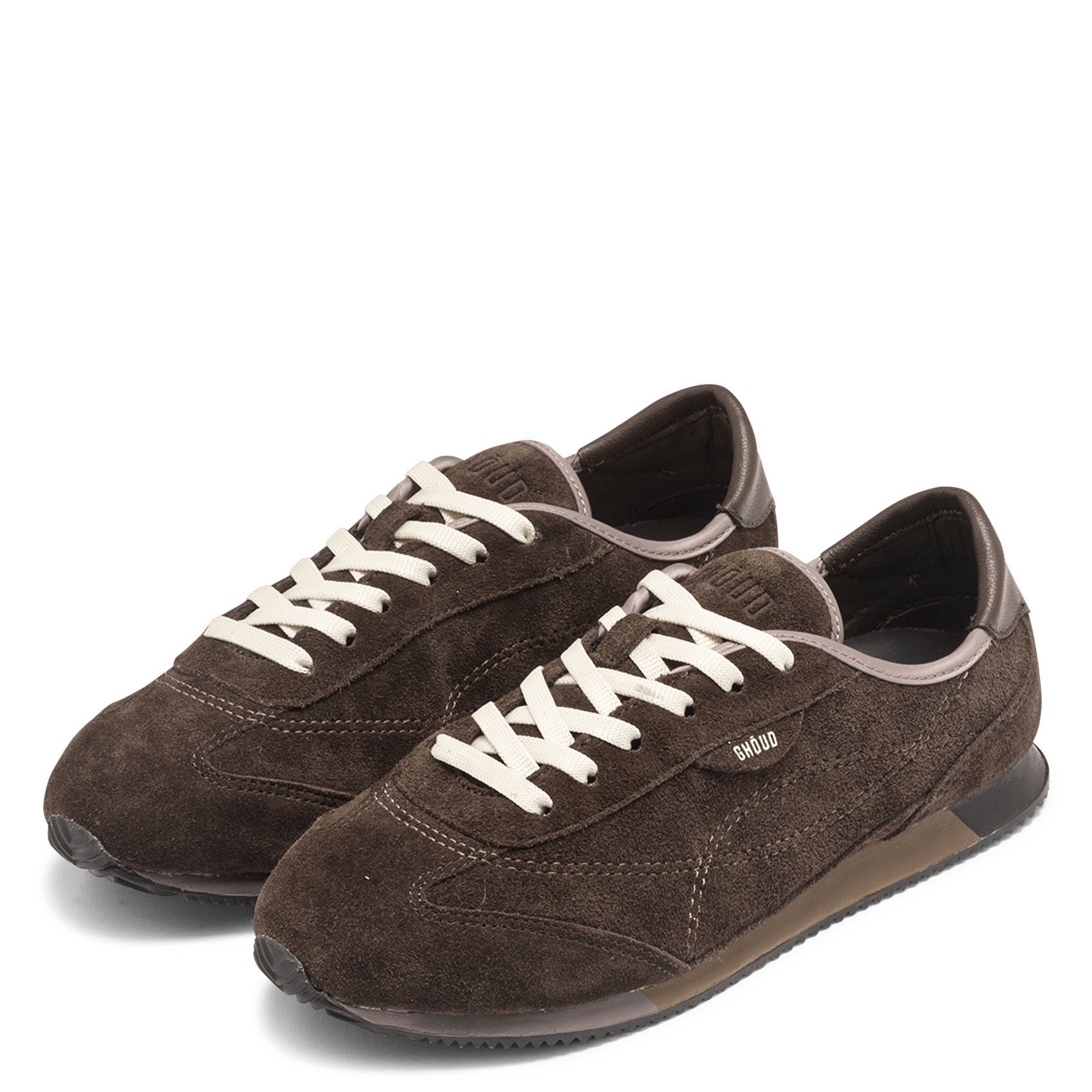 Baskets basses en cuir GHOUD VENICE Marron