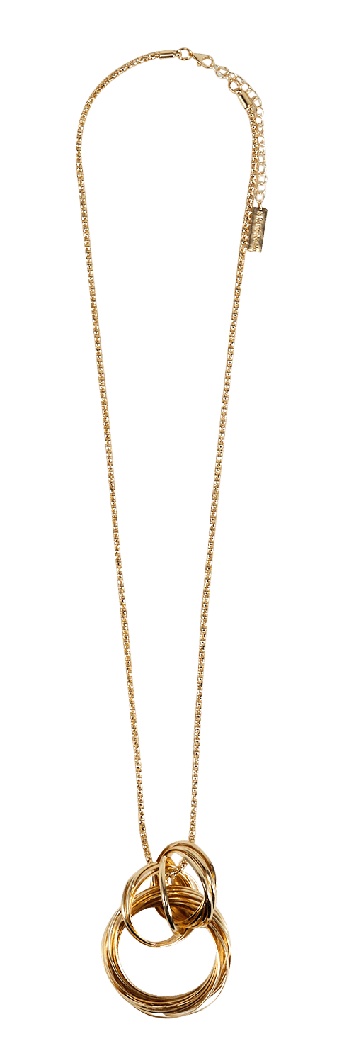 Ketting met meerdere ringen LA FEE MARABOUTEE Goudkleurig