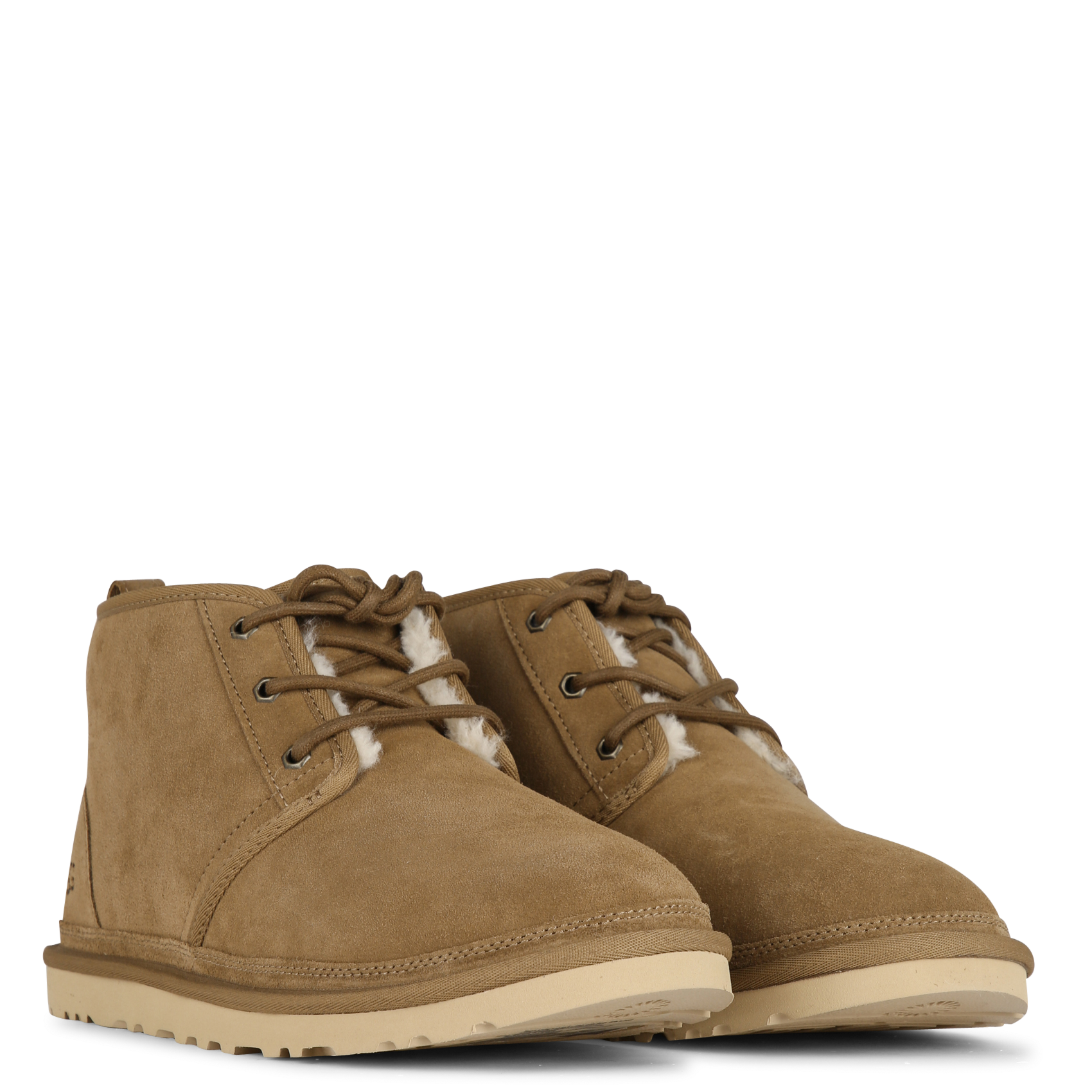 Boots en cuir à lacets UGG Doré