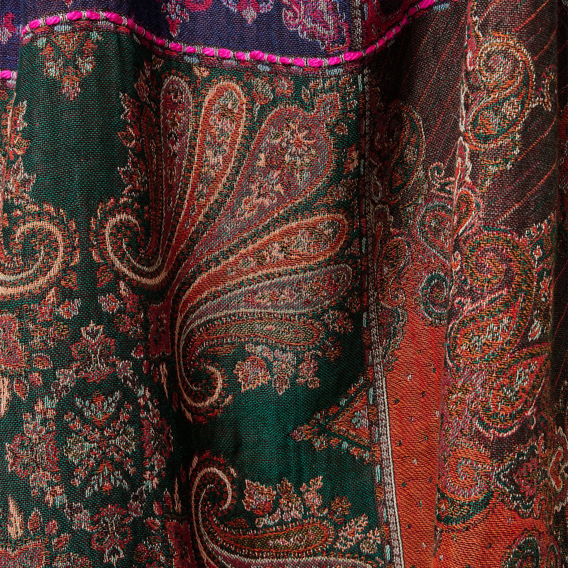 Schal aus Baumwoll-Mix LA FEE MARABOUTEE Rot