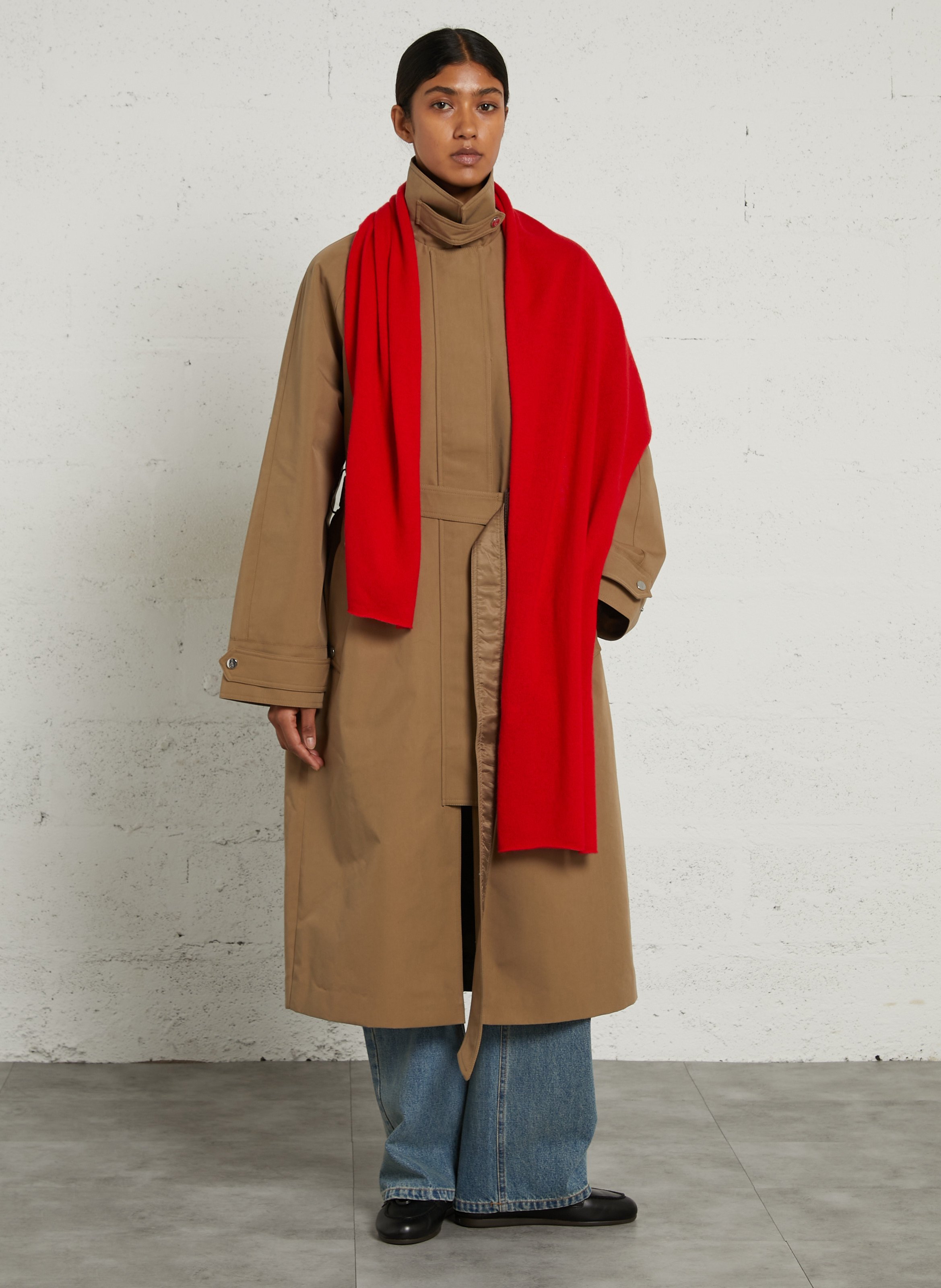 Cashmere scarf SUD EXPRESS Red