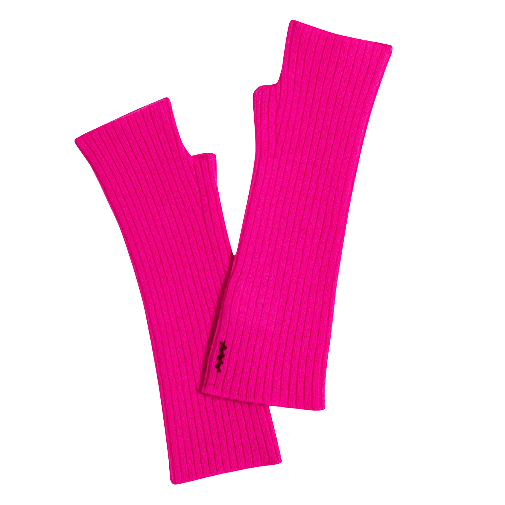 Cashmere fingerless gloves KOON Pink