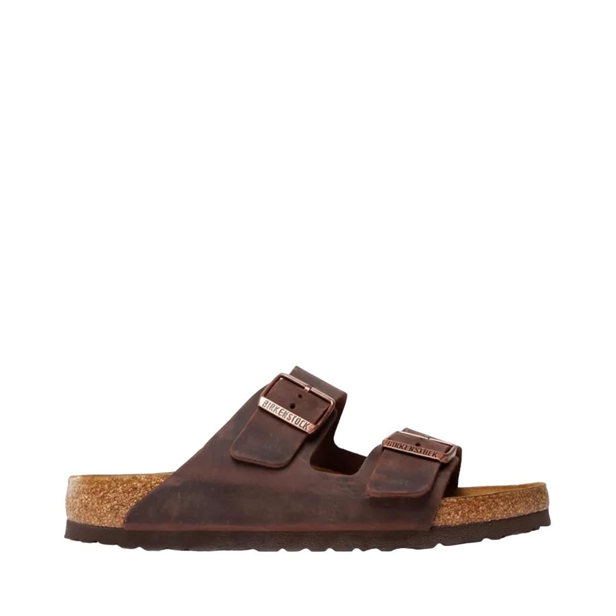 Faux leather sandals BIRKENSTOCK Brown