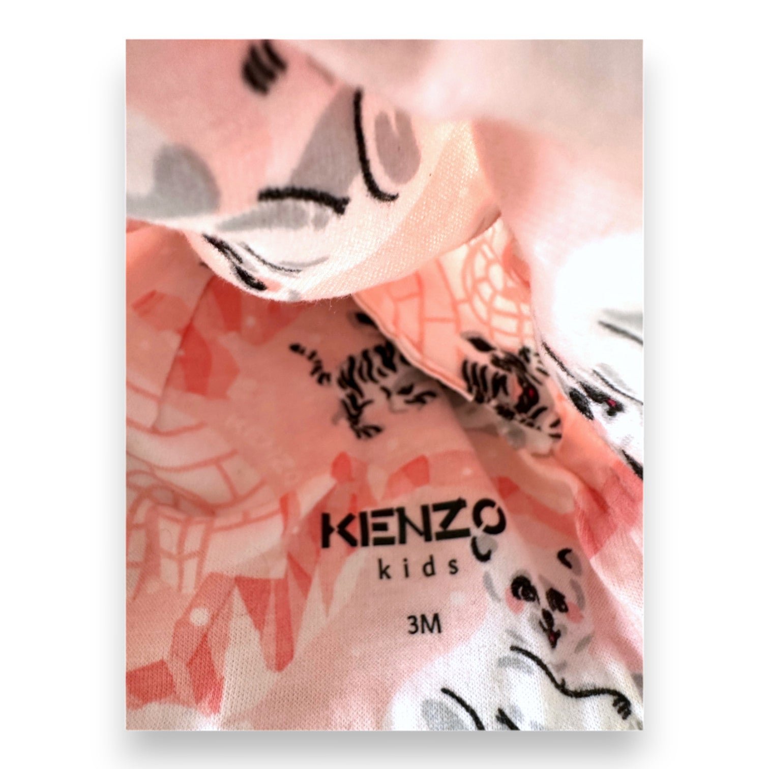 Pink baby beanie - 3 months KENZO - SECONDE MAIN Pink