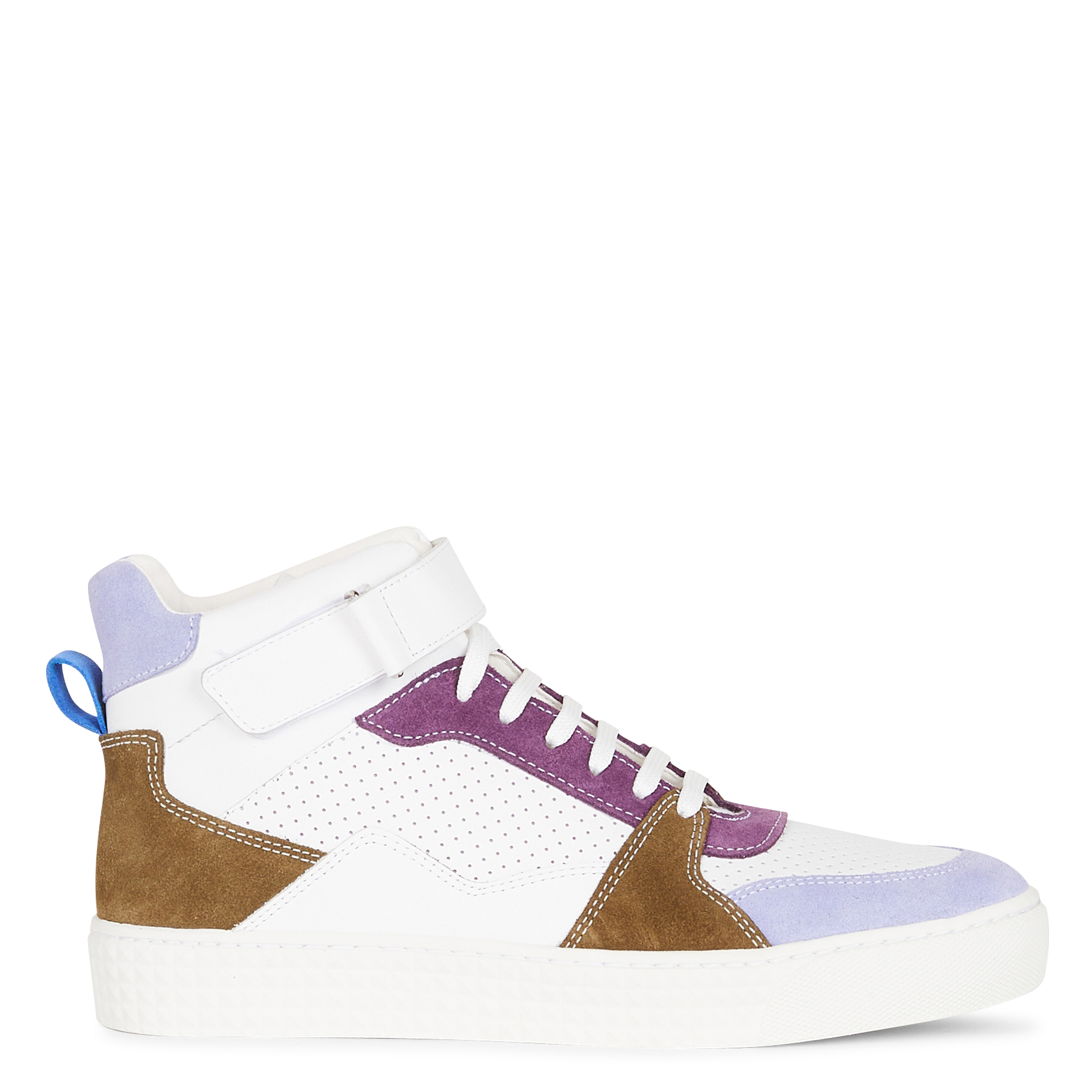 Baskets montantes en cuir I.Code x The Feebles I CODE Blanc