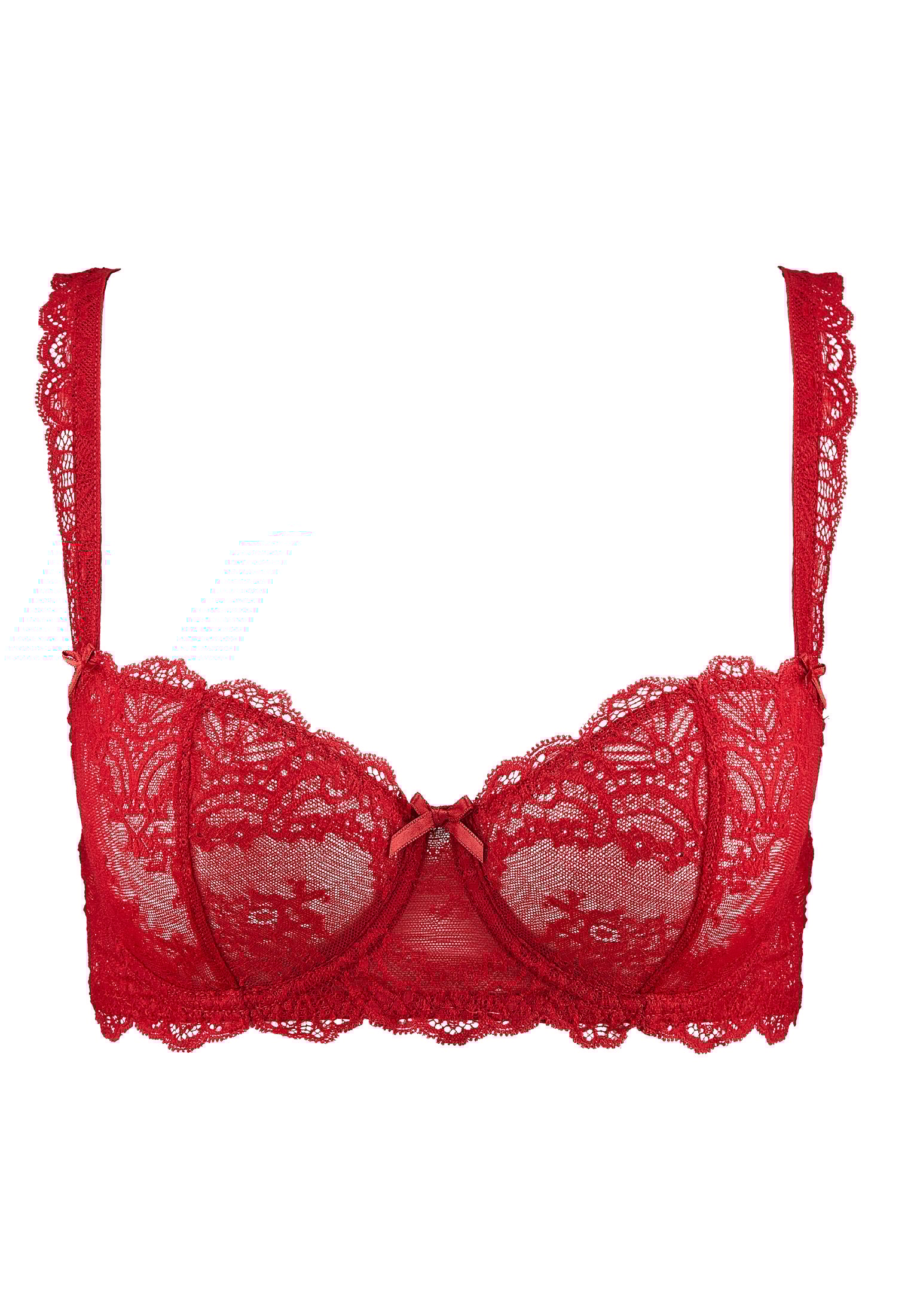 Comfort demi-cup bra AUBADE Red