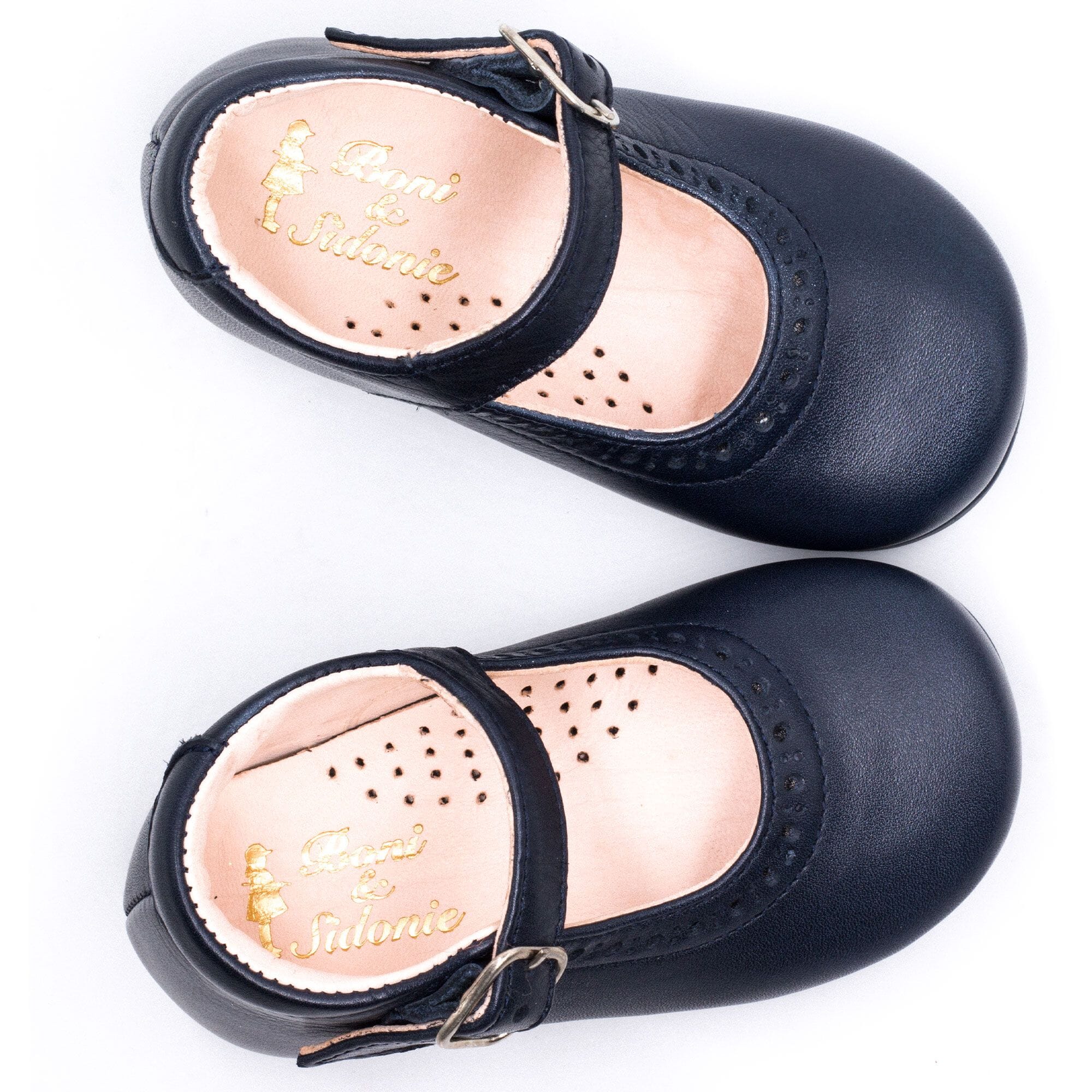 Baby girl first steps shoes Boni & Sidonie Blue