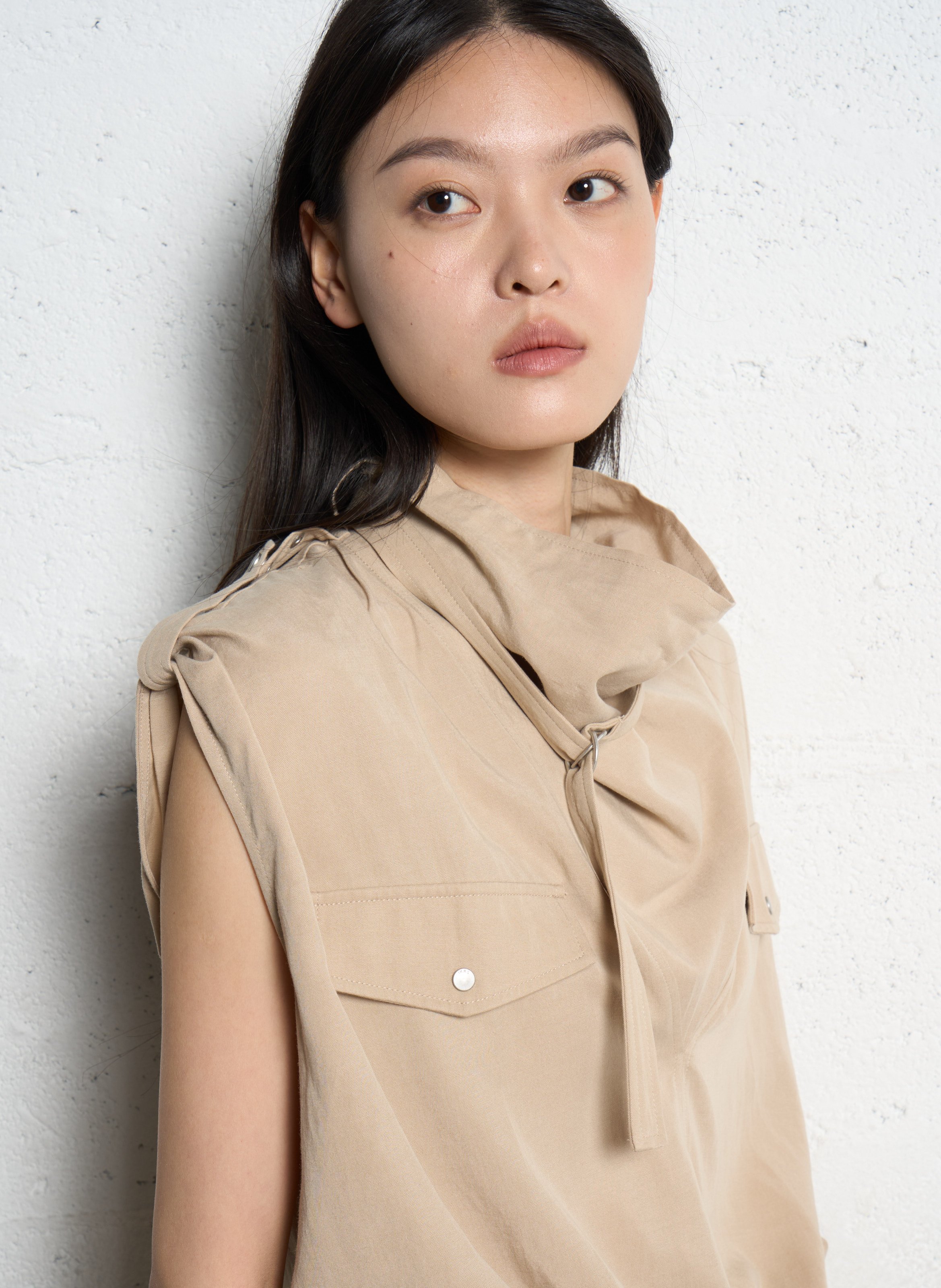 Oversized top IKKS Beige