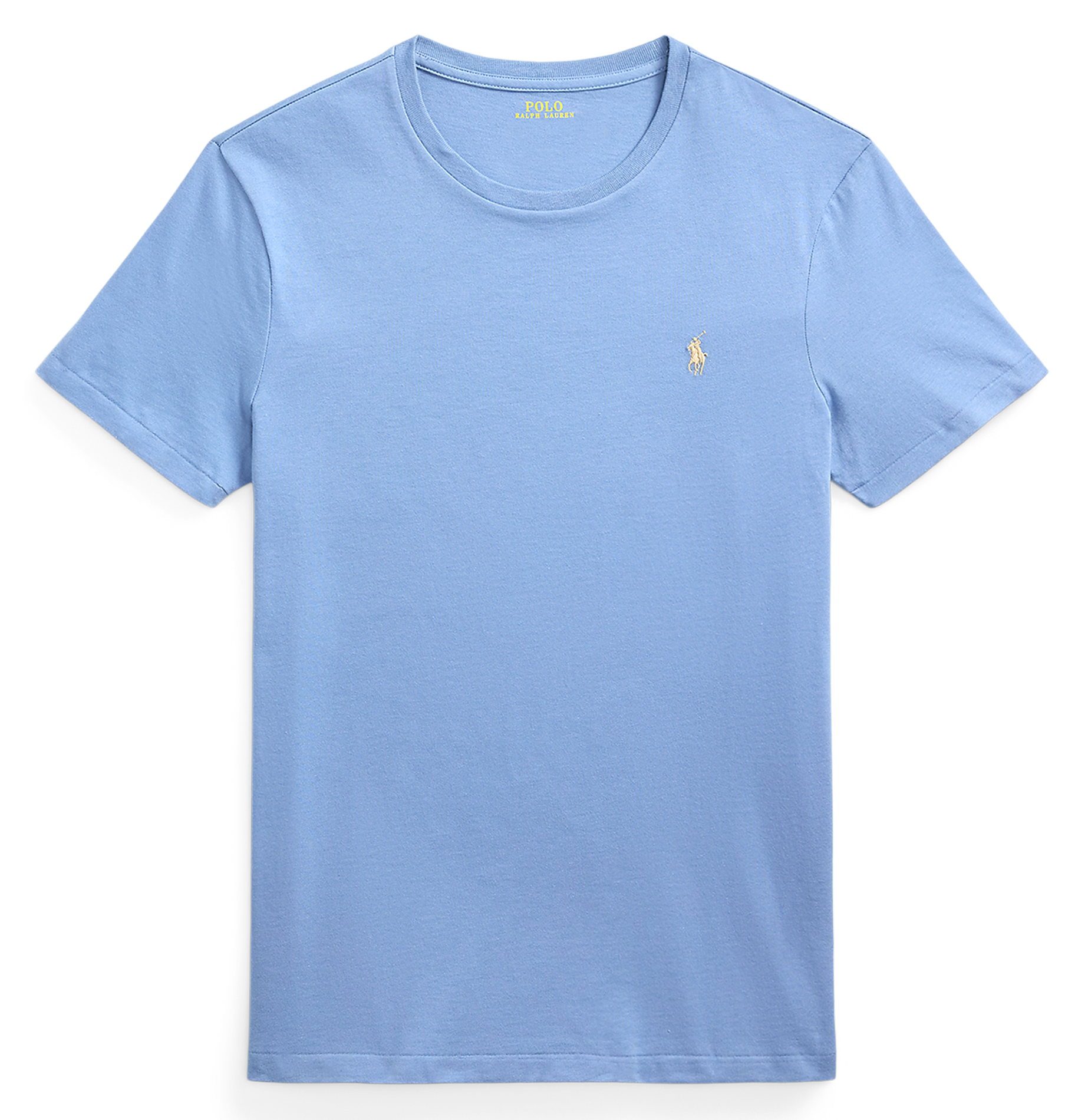 Tee-shirt col rond slim-fit en coton POLO RALPH LAUREN Bleu