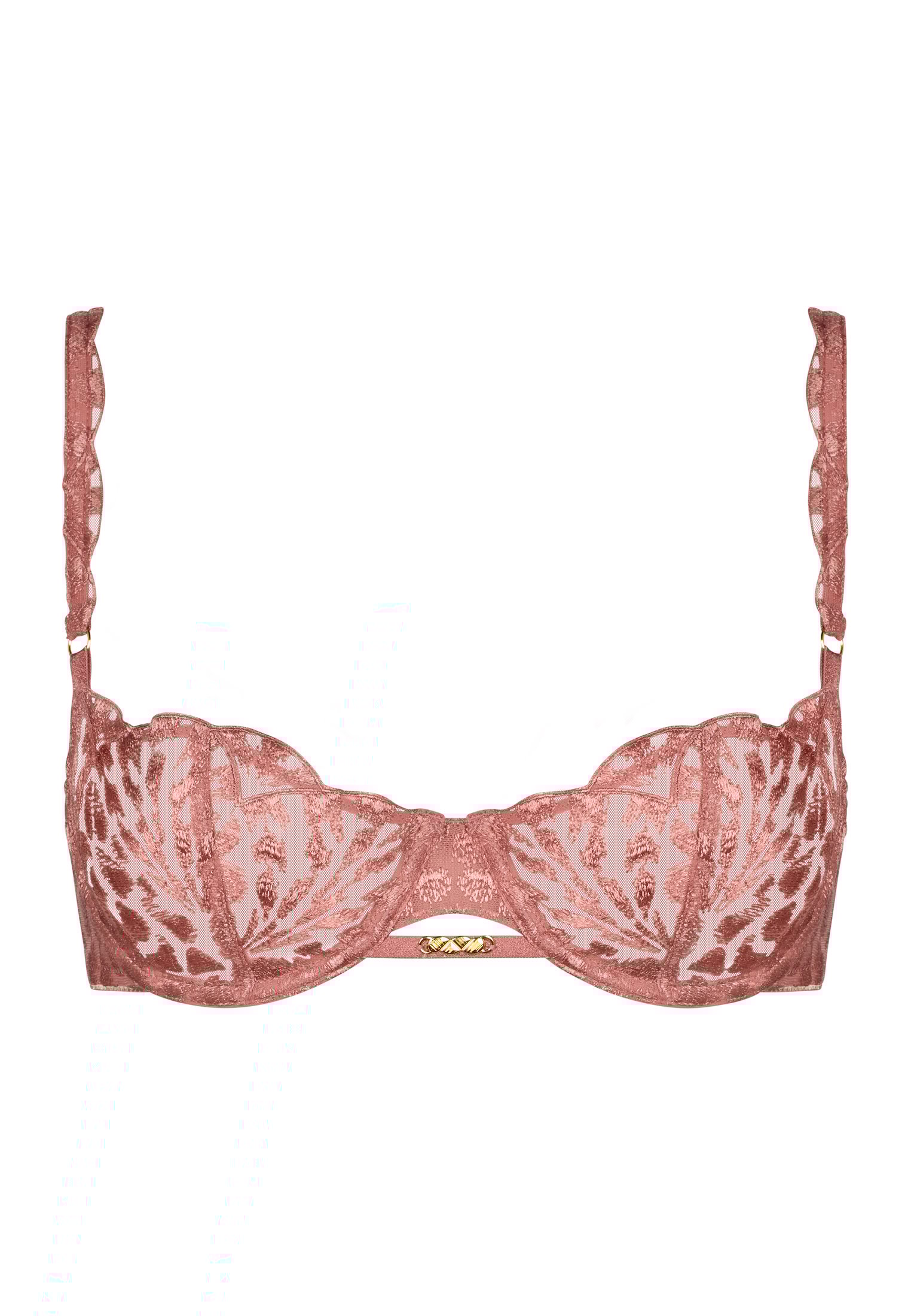 Underwired demi-cup bra AUBADE Pink