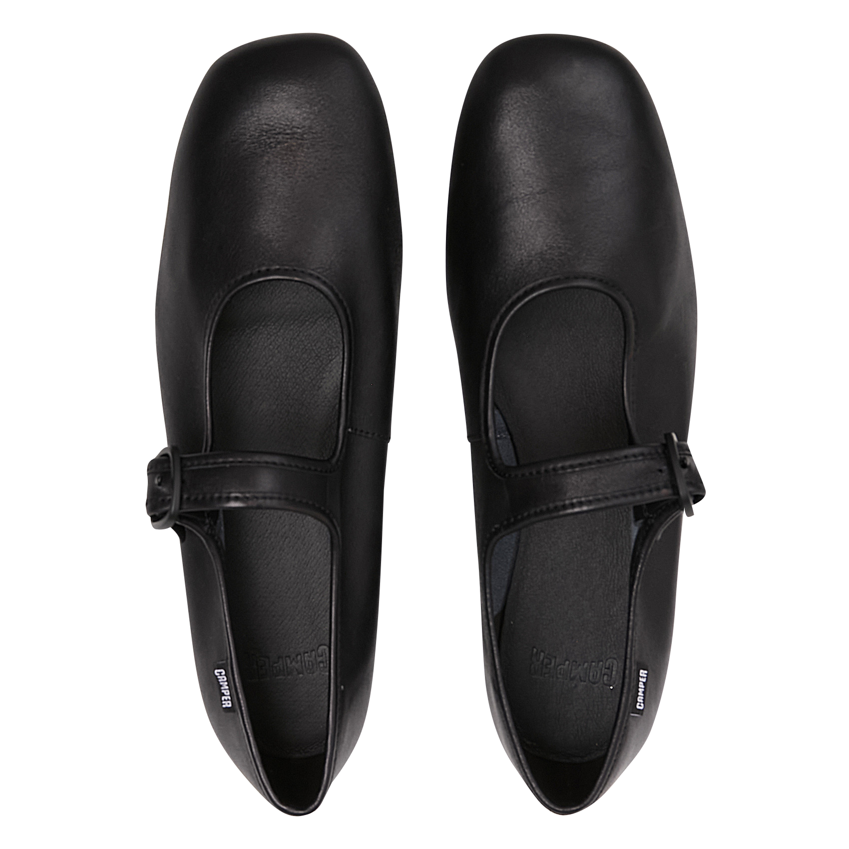 Ballerines en cuir CAMPER Noir