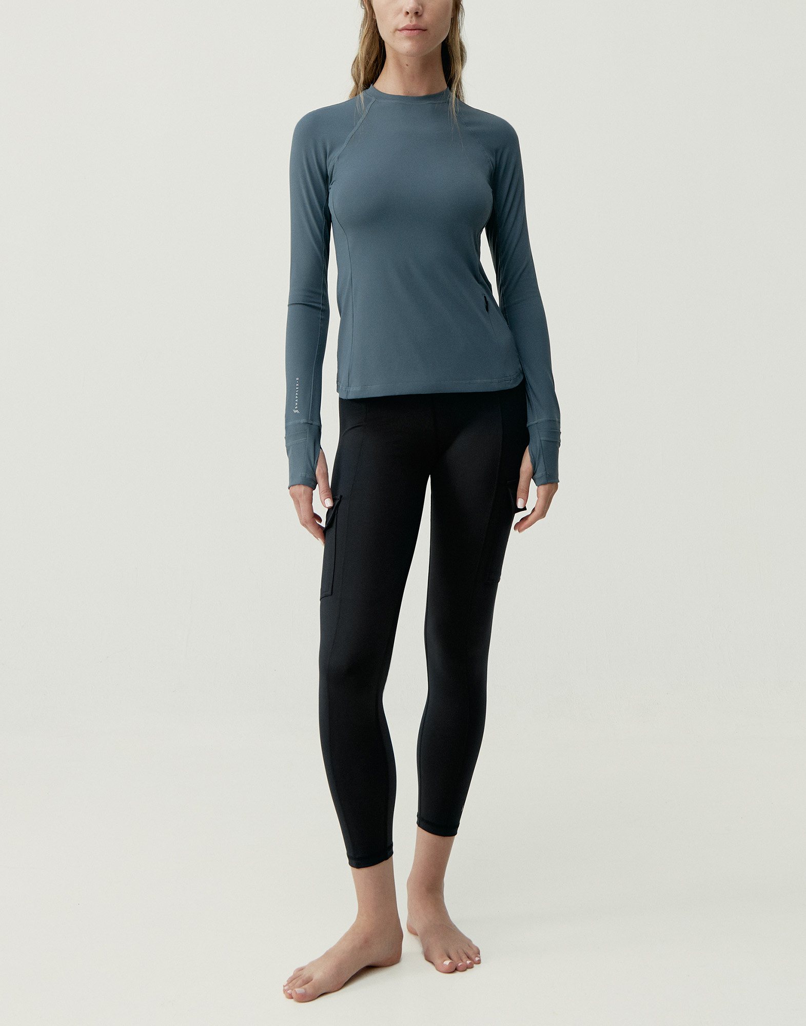 Cargo leggings with pockets BORN LIVING YOGA Black