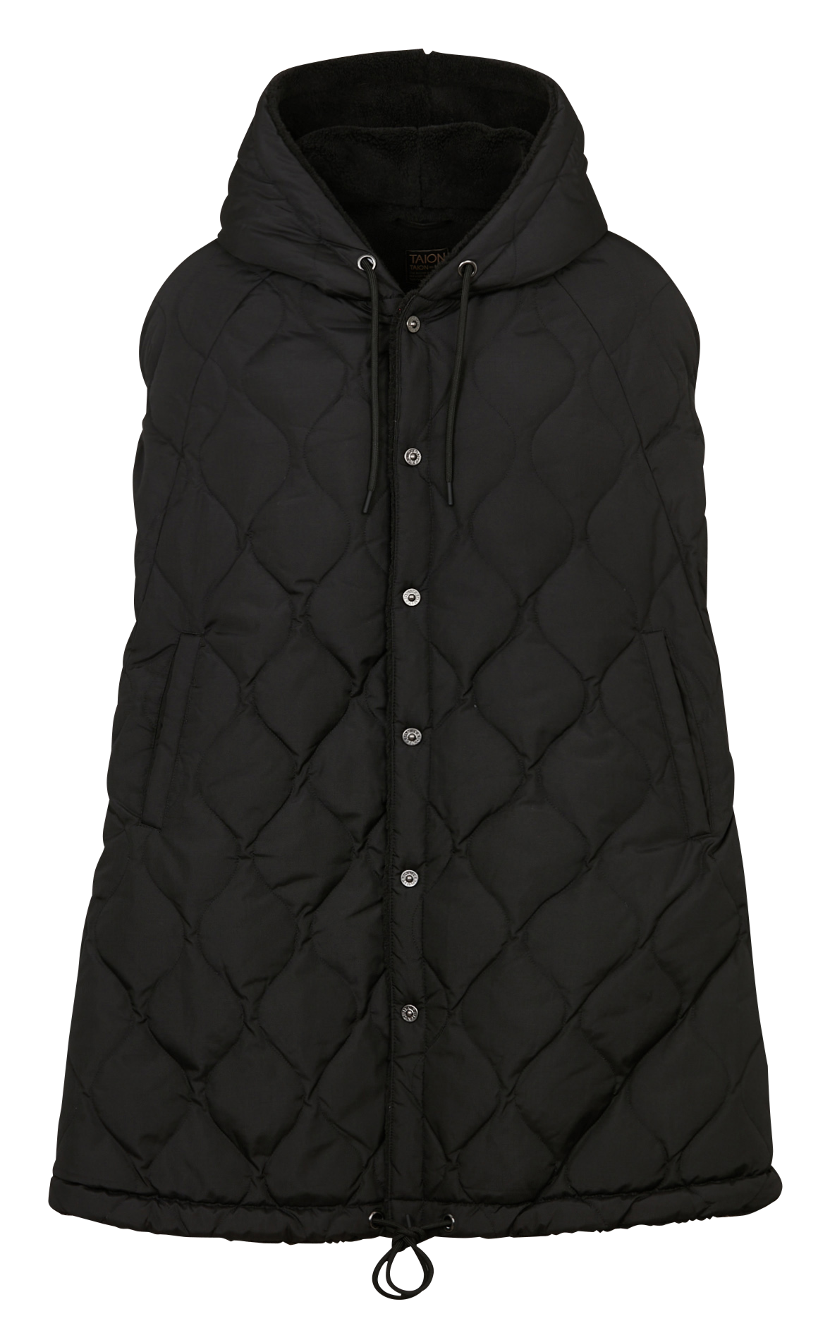 Oversized donsjack TAION Zwart