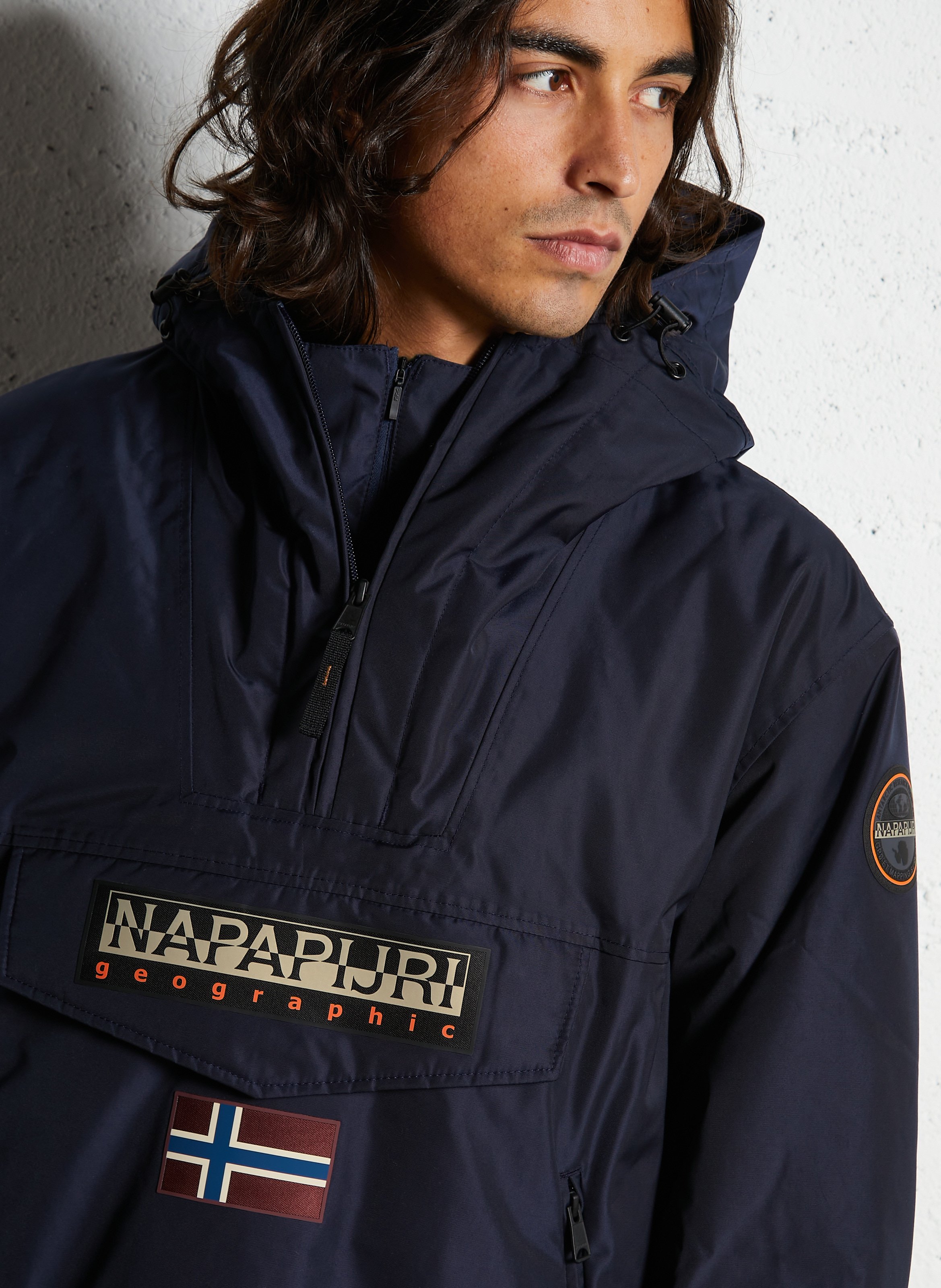 Veste col montant  NAPAPIJRI Bleu