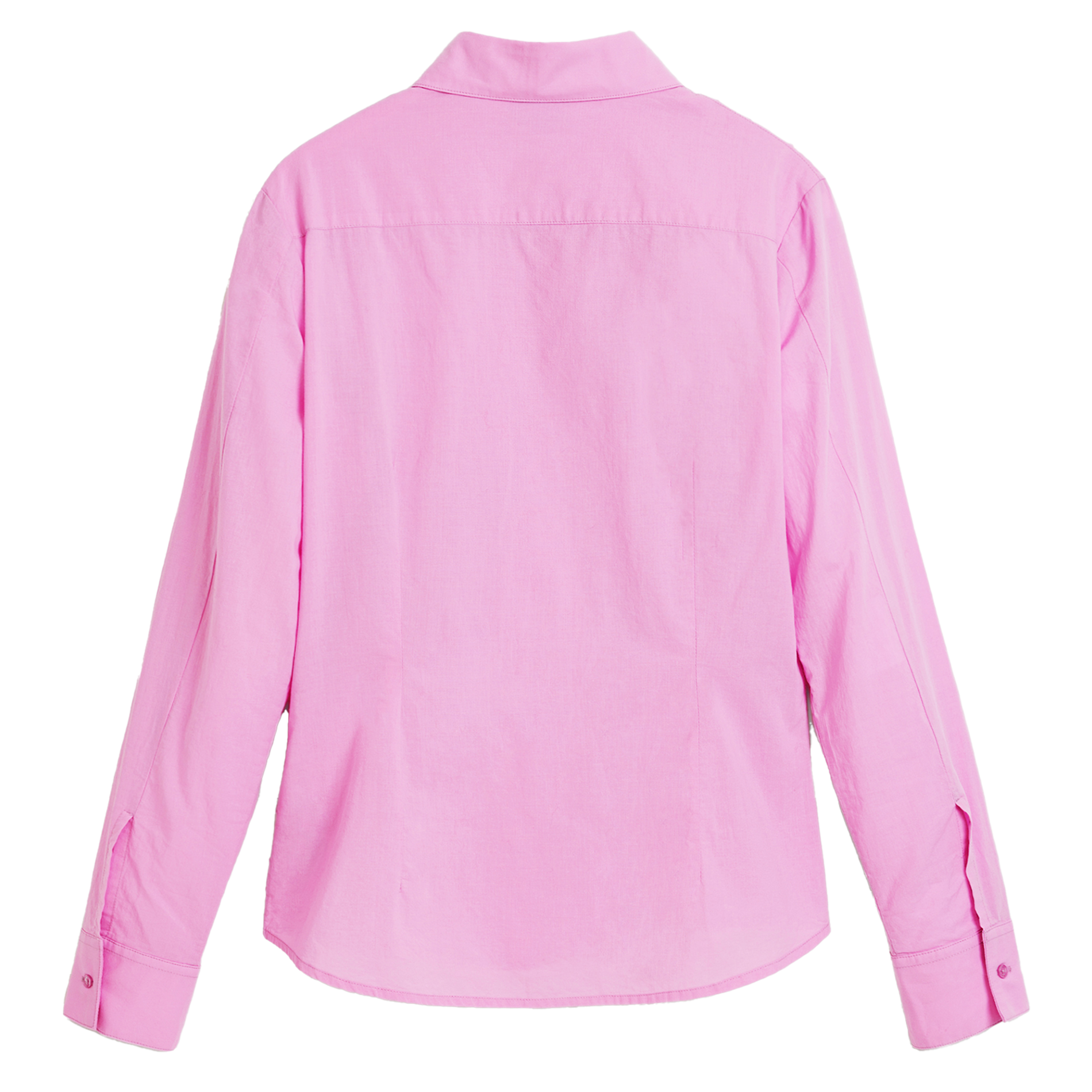 Fitted cotton shirt with classic collar DESIGUAL Red