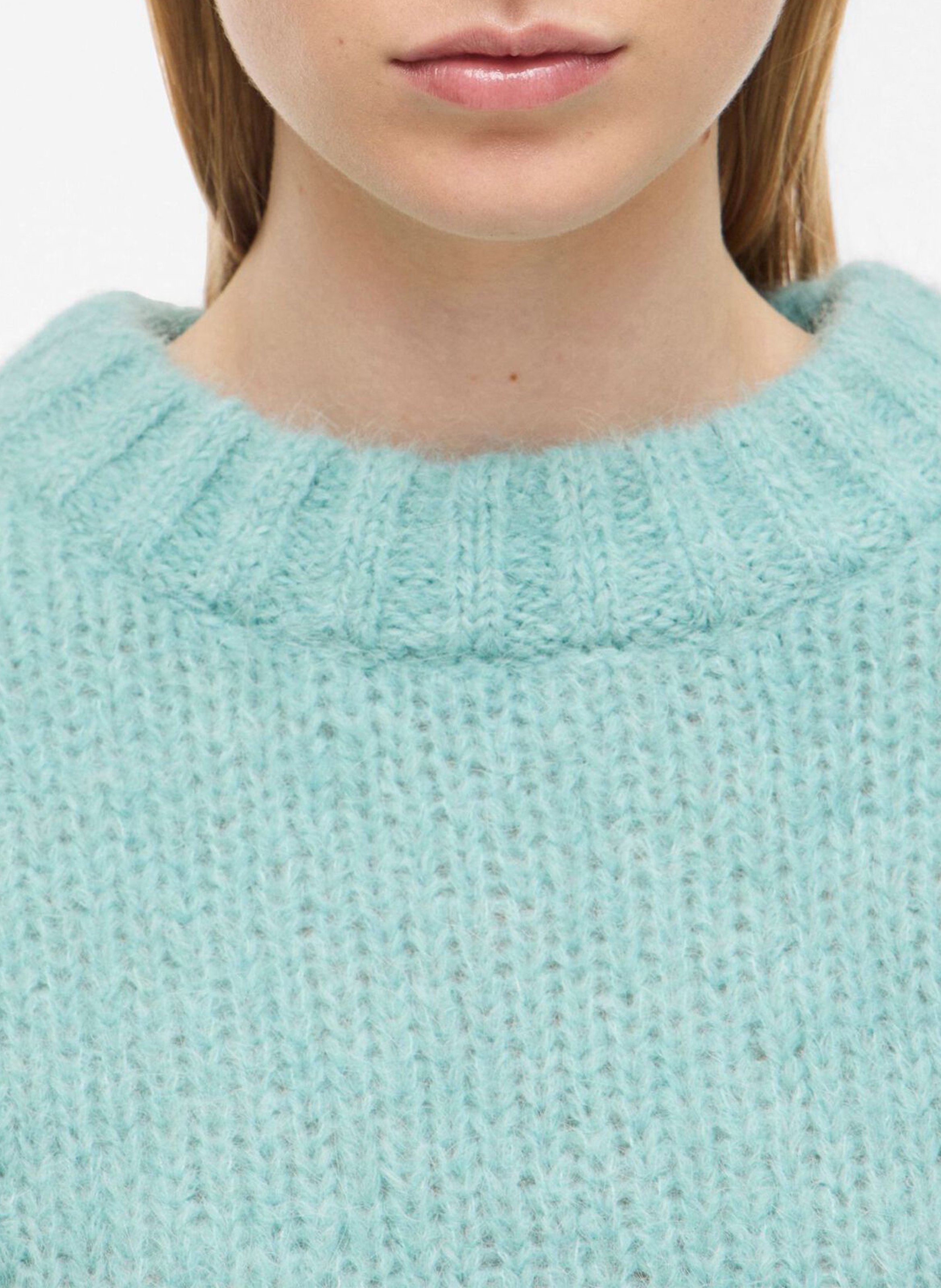 Pull col rond  ROUGE EDIT Bleu