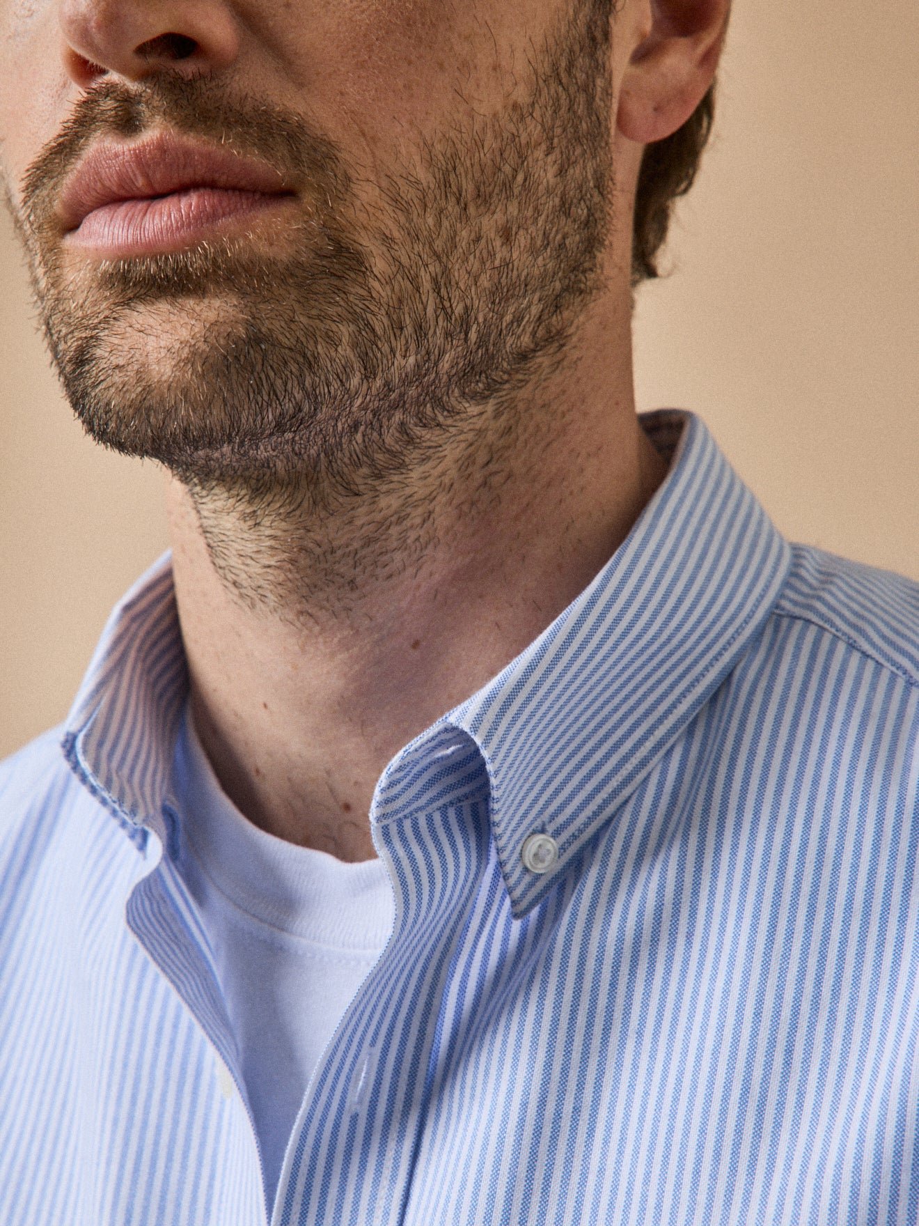 Contemporary cut Oxford shirt CYRILLUS Blue