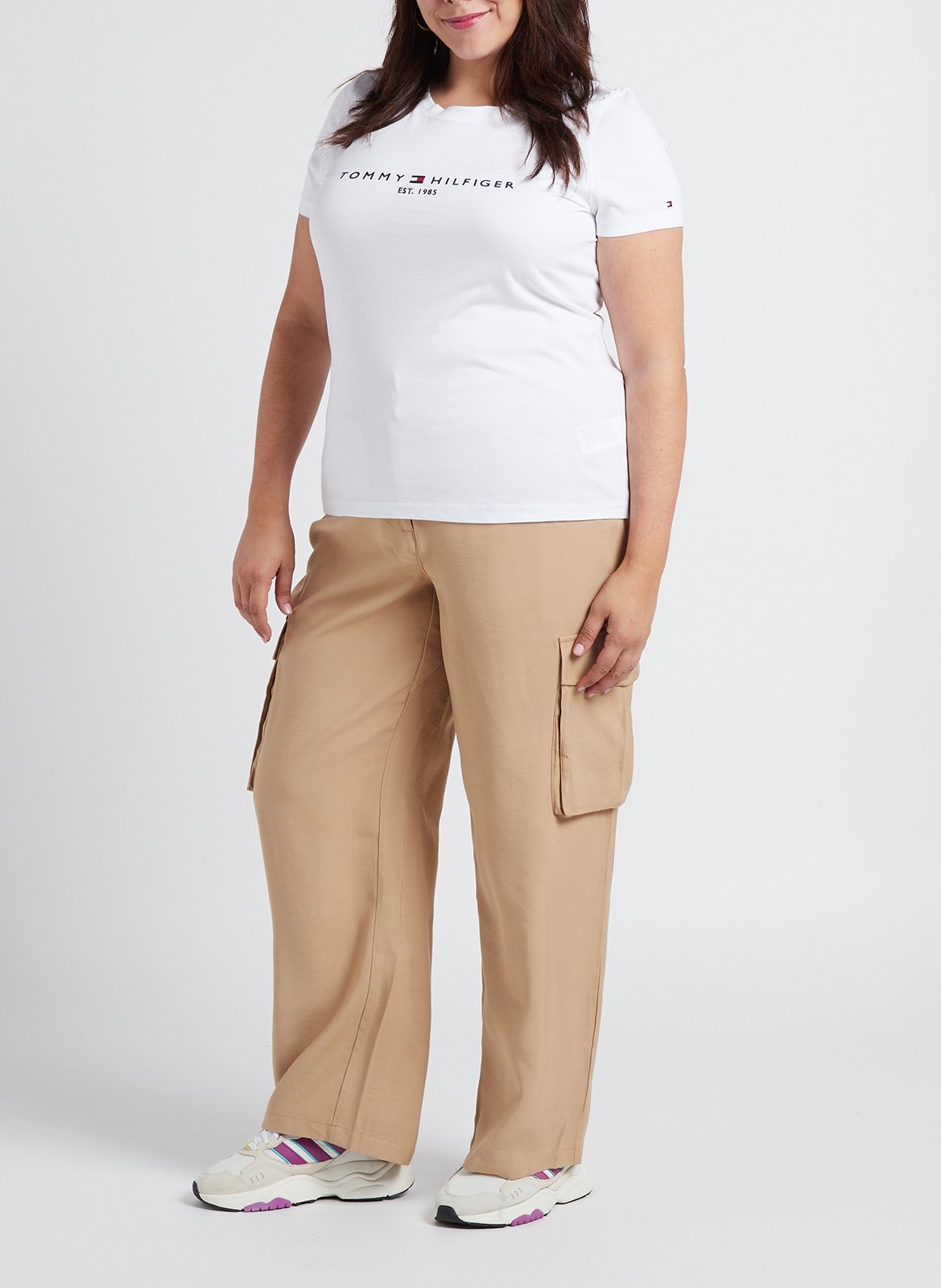 Pantalon droit  EVOKED Beige