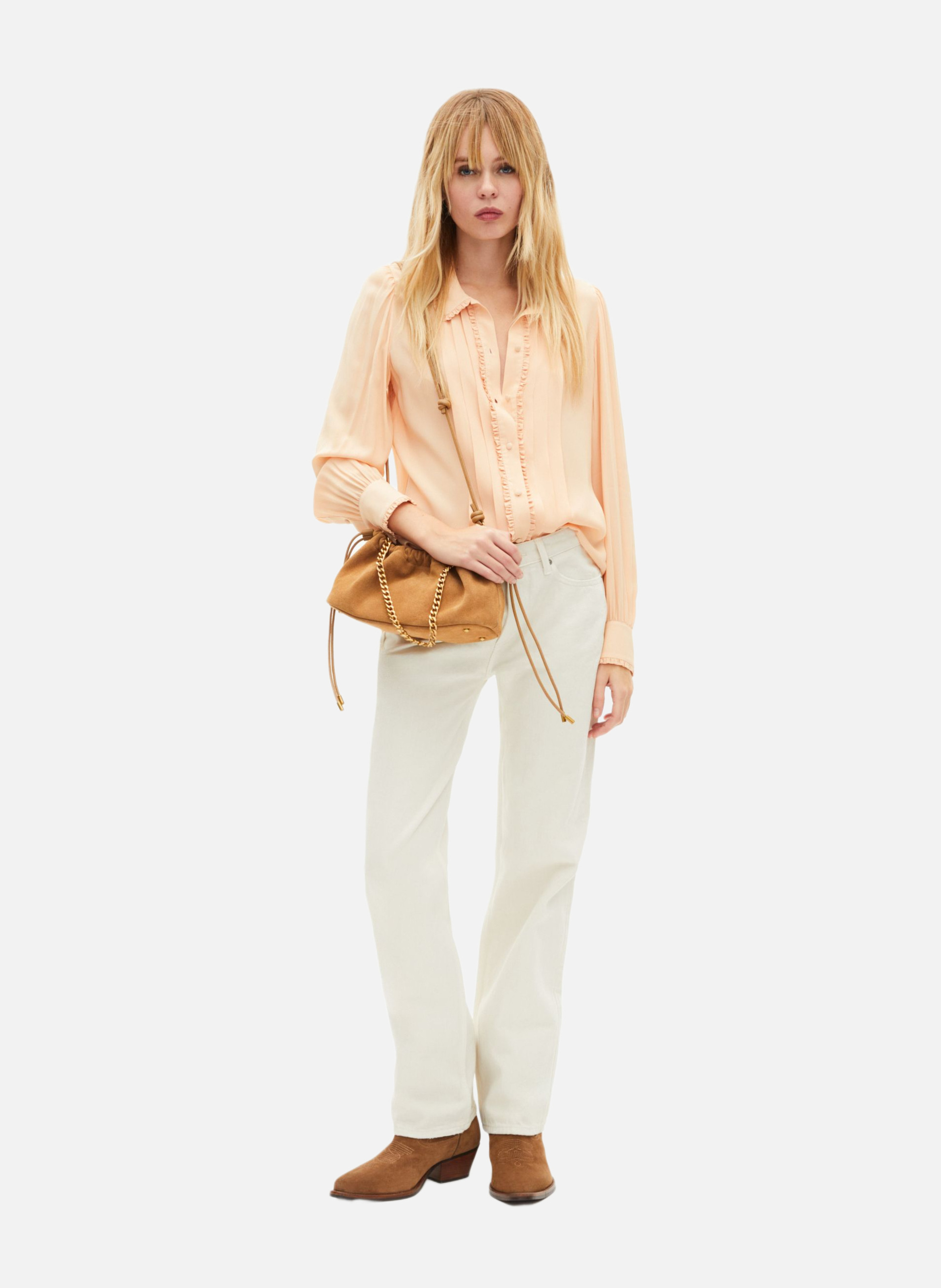 Taylor suede bag THE KOOPLES Brown