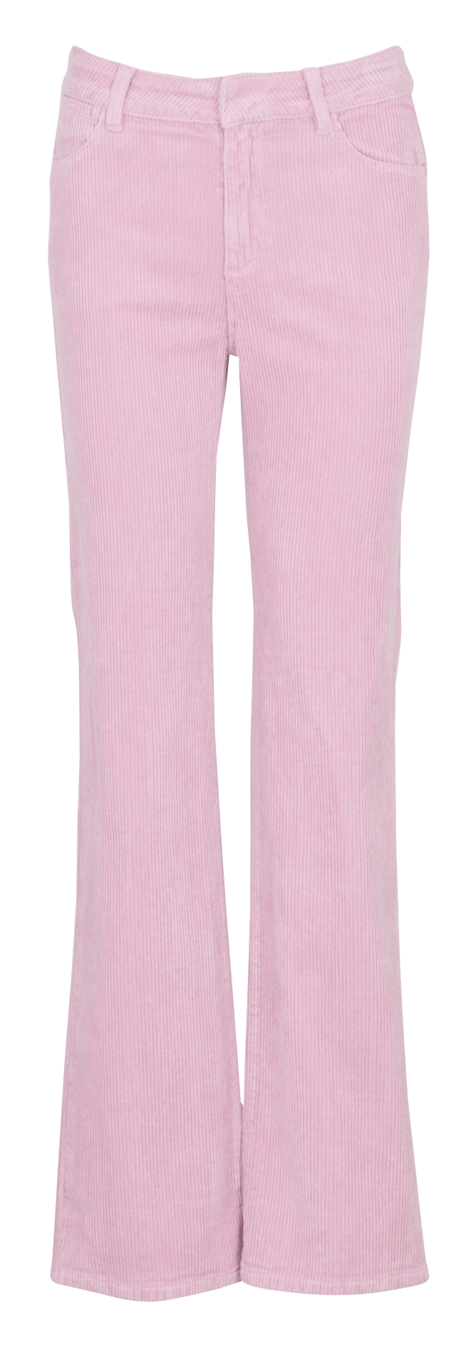 Flared broek van corduroy MAISON 123 Roze